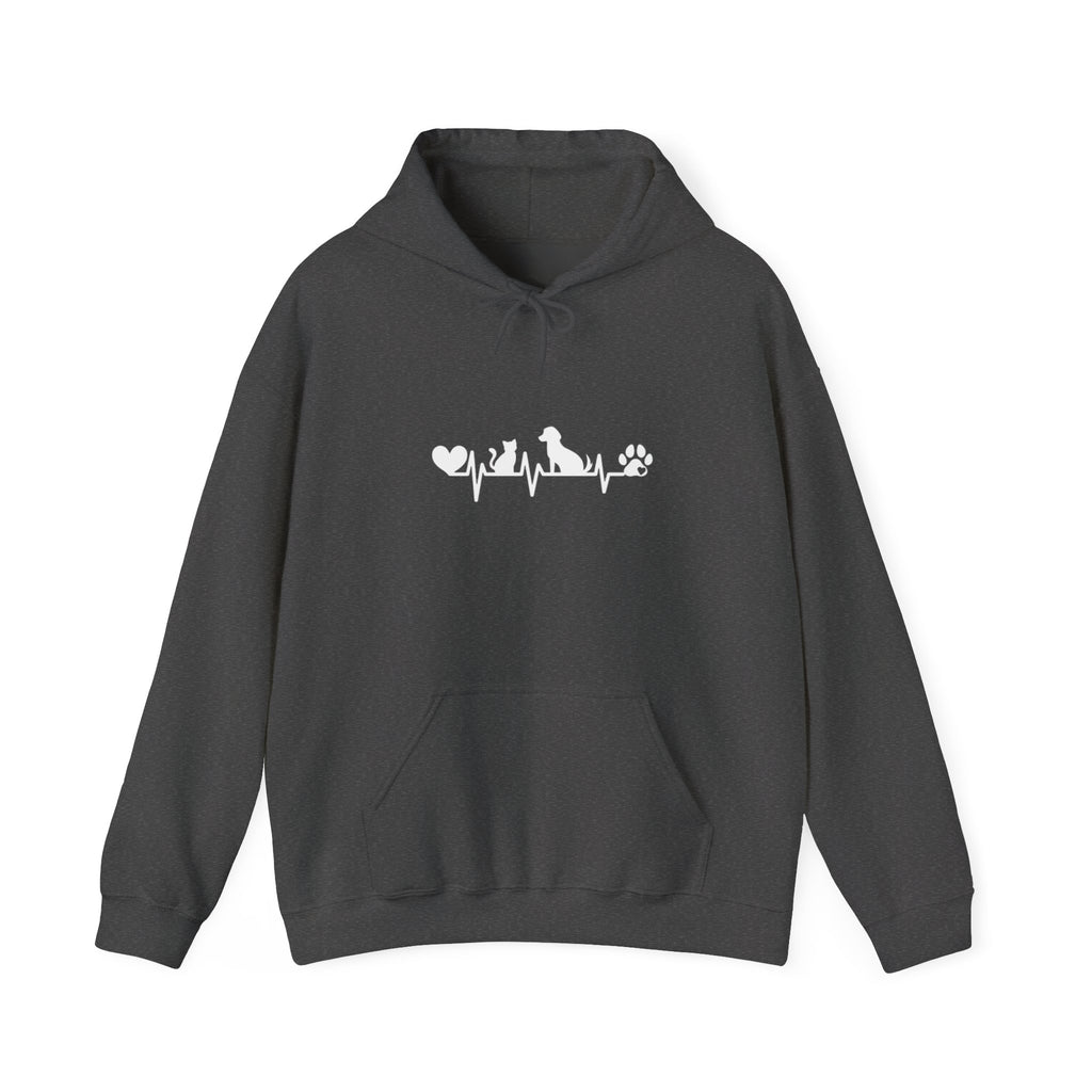Dog-Cat Heartbeat Hoodie