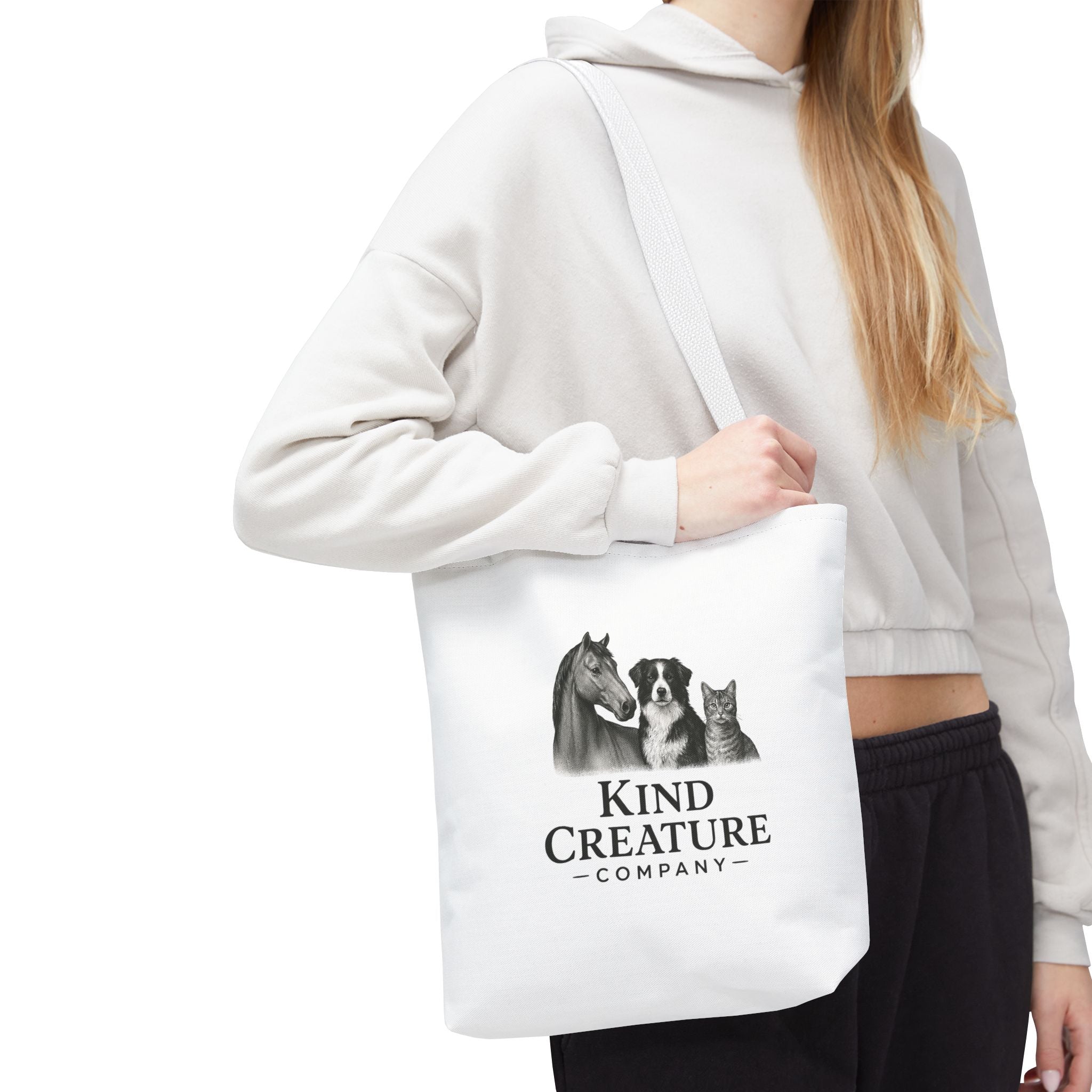 Kind Creature Company Tote Bag — Animal Lover Illustrated Tote