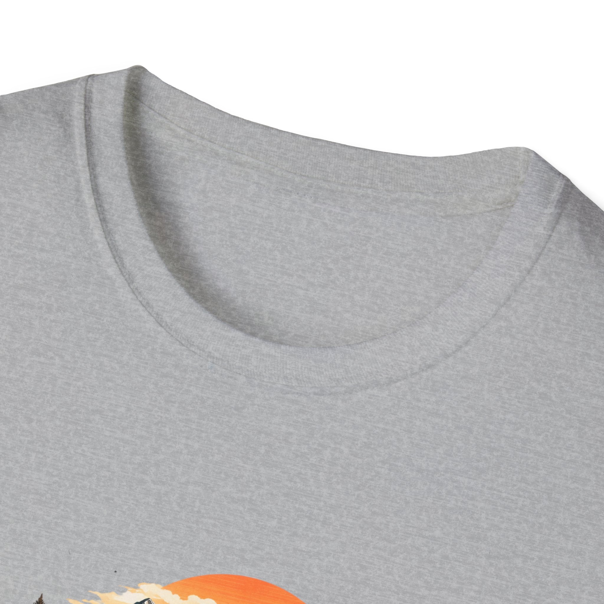 Women’s Hiking with Dog Mountain Sunset T-Shirt