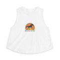 Horse Sunset Crop Top — "Horses Keep Me Stable" Retro Sunset