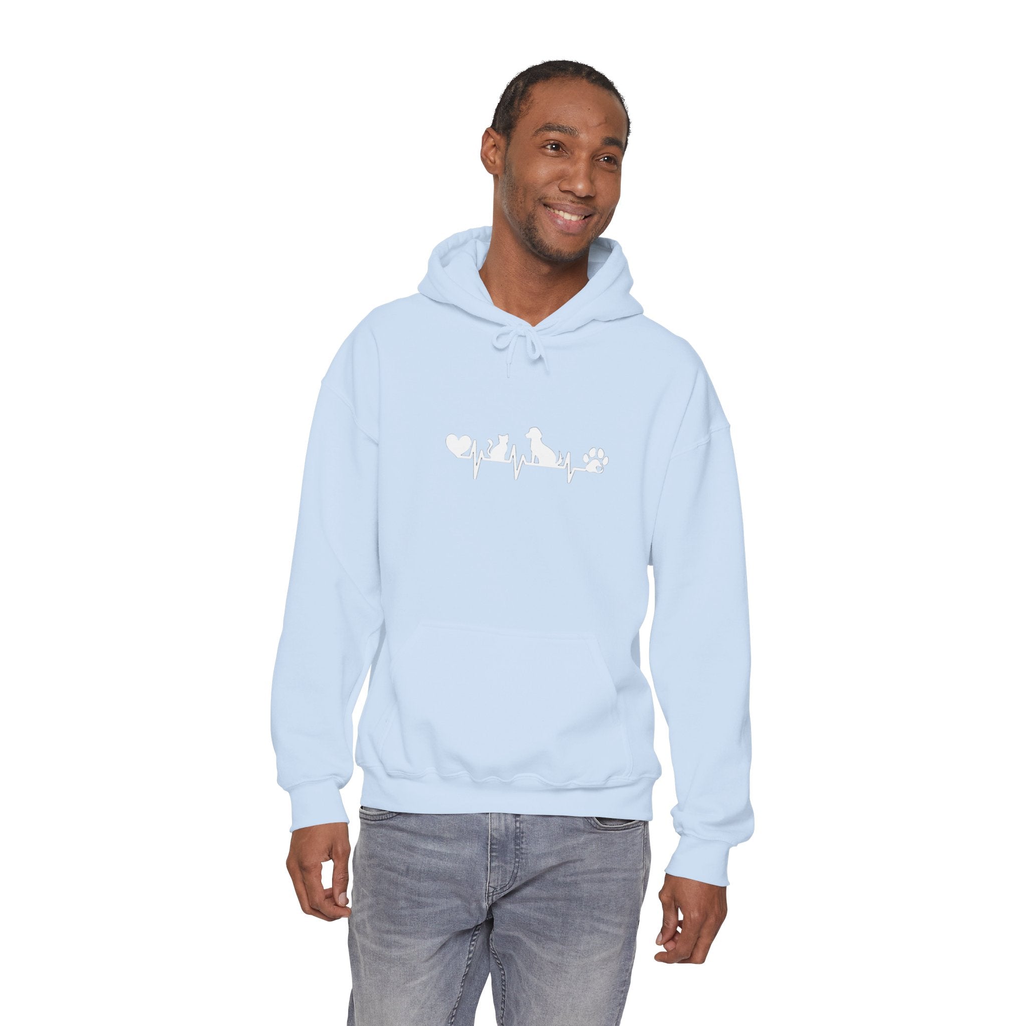 Dog-Cat Heartbeat Hoodie