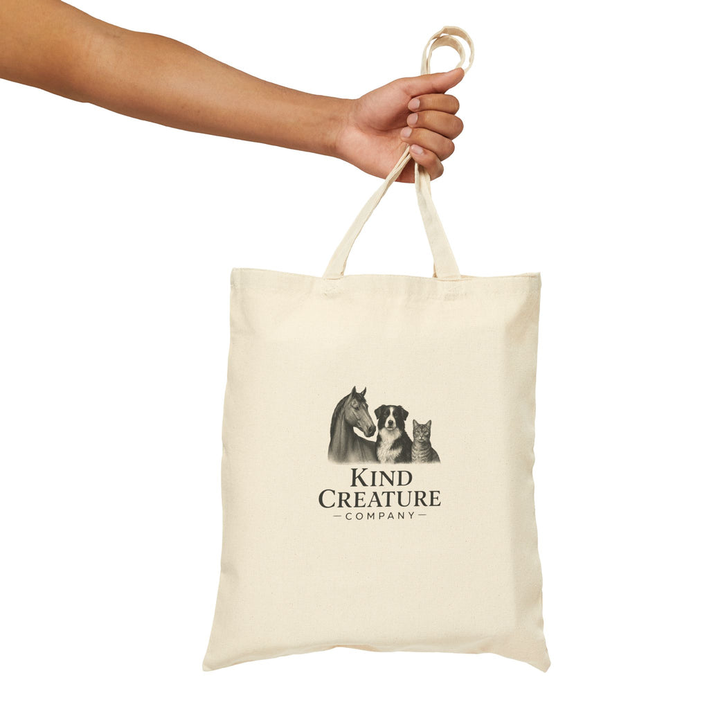 Tote Bag — 'Kind Creature Company' Animal Rescue Canvas Tote