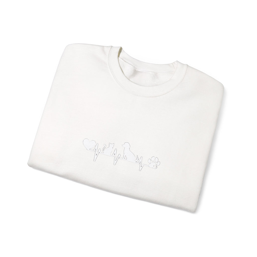 Cat-Dog Heartbeat Sweatshirt