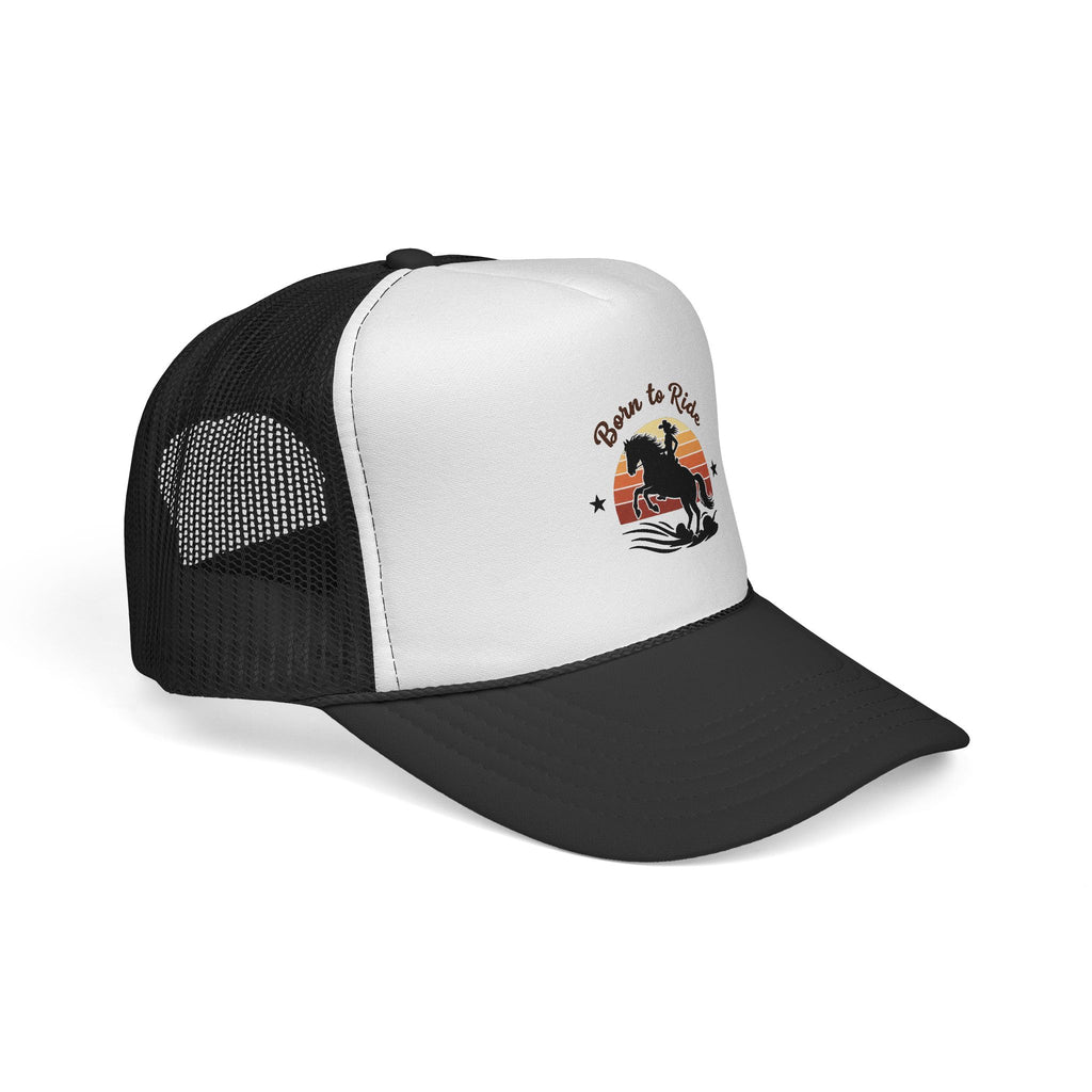 Born to Ride Trucker Hat — Western Rodeo Cowboy Cap