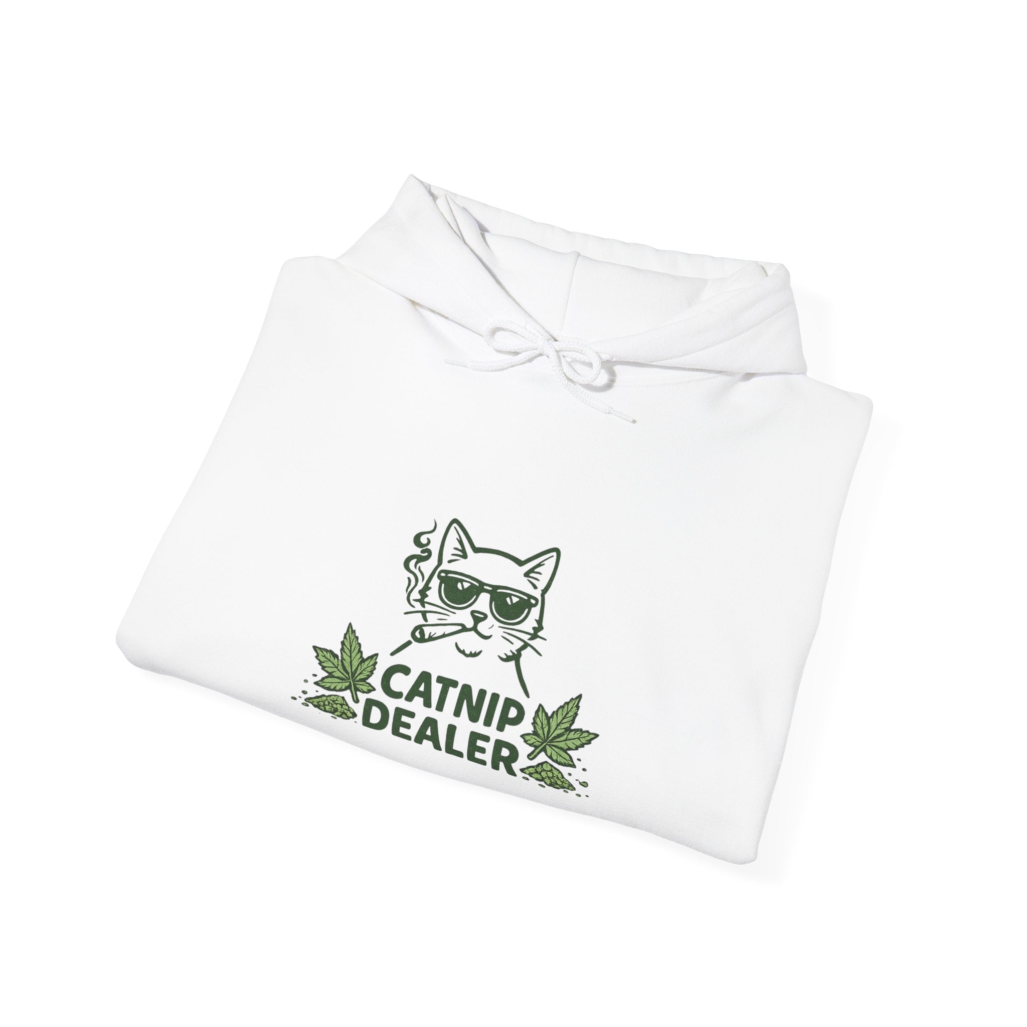 Funny Catnip Dealer Hoodie — Cat Lover Graphic Hoodie