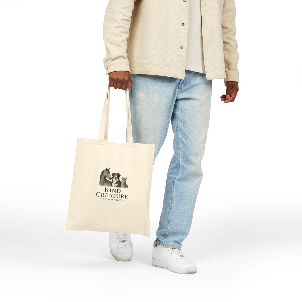 Tote Bag — 'Kind Creature Company' Animal Rescue Canvas Tote