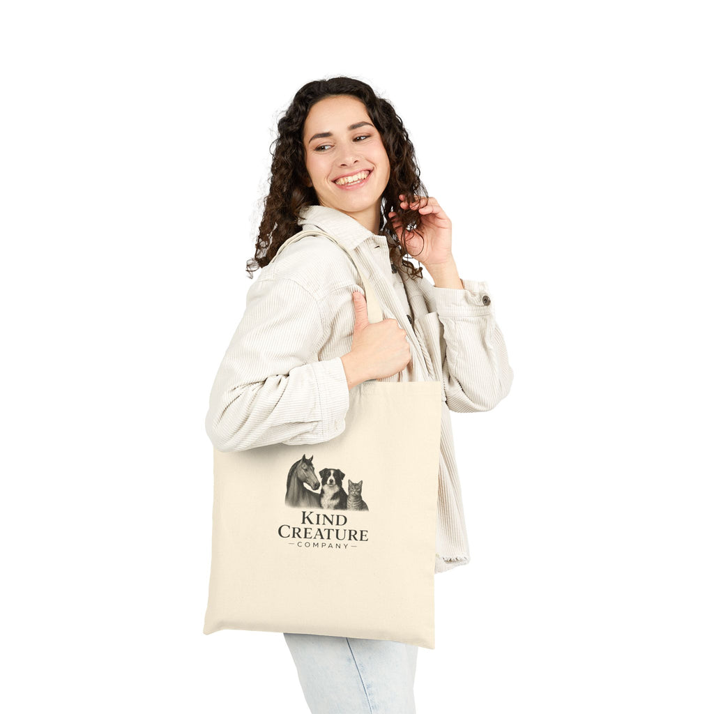 Tote Bag — 'Kind Creature Company' Animal Rescue Canvas Tote