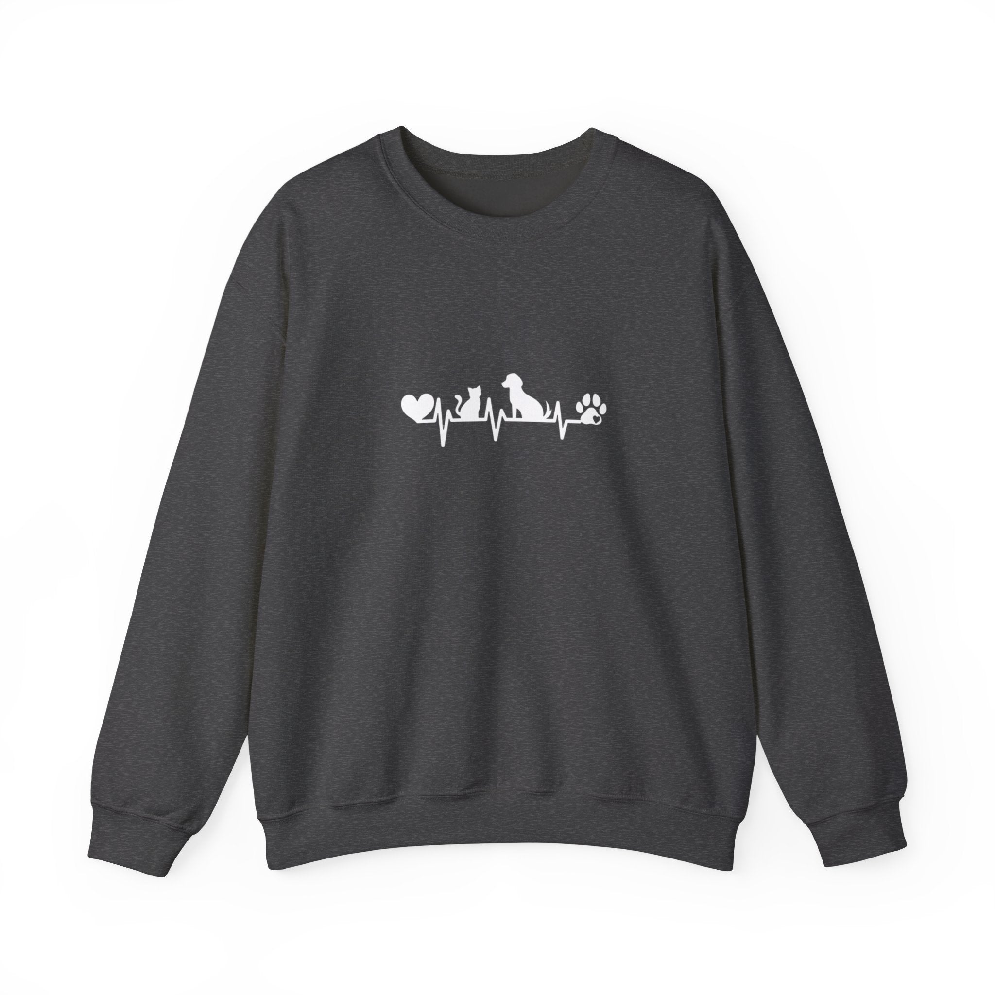 Cat-Dog Heartbeat Sweatshirt
