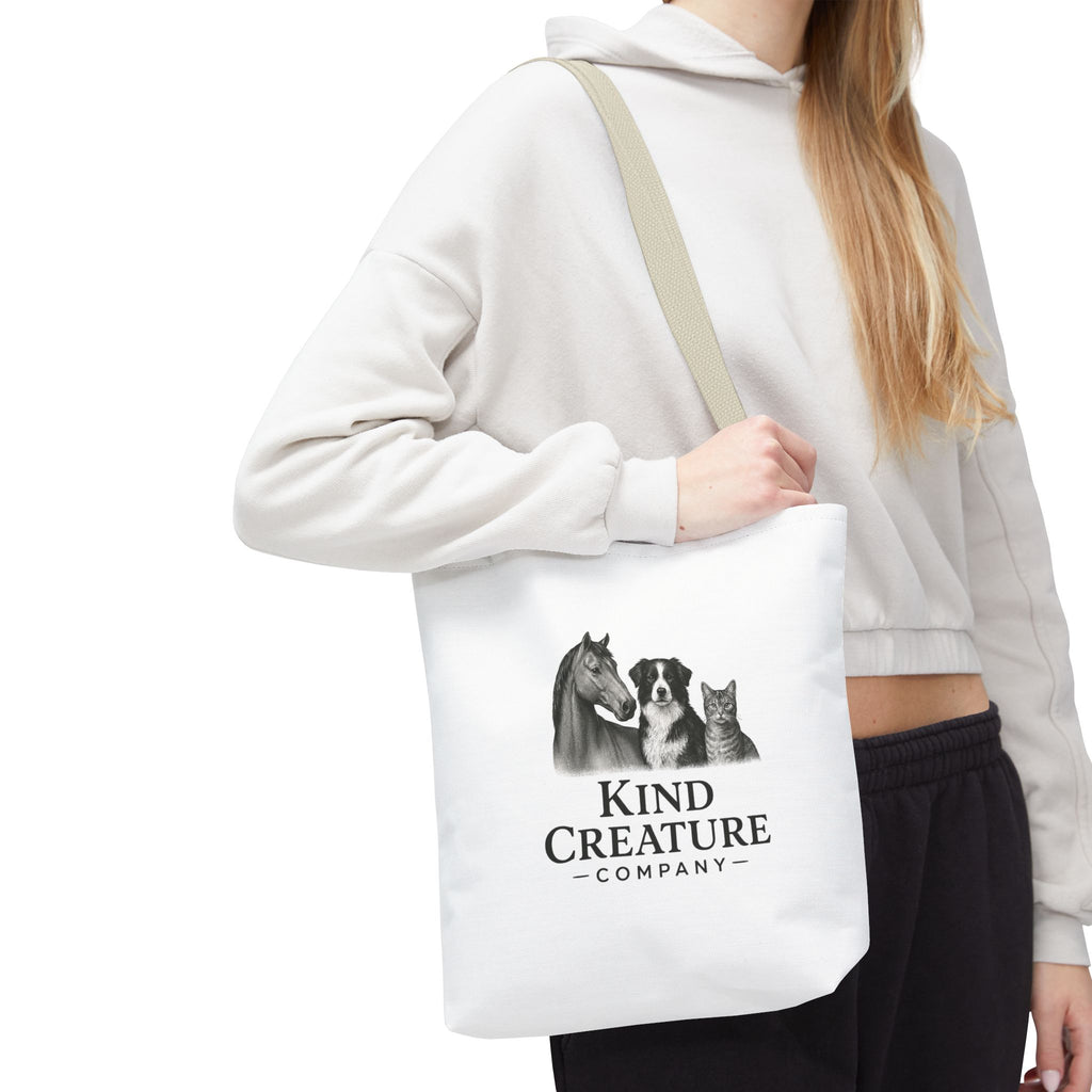 Kind Creature Company Tote Bag — Animal Lover Illustrated Tote