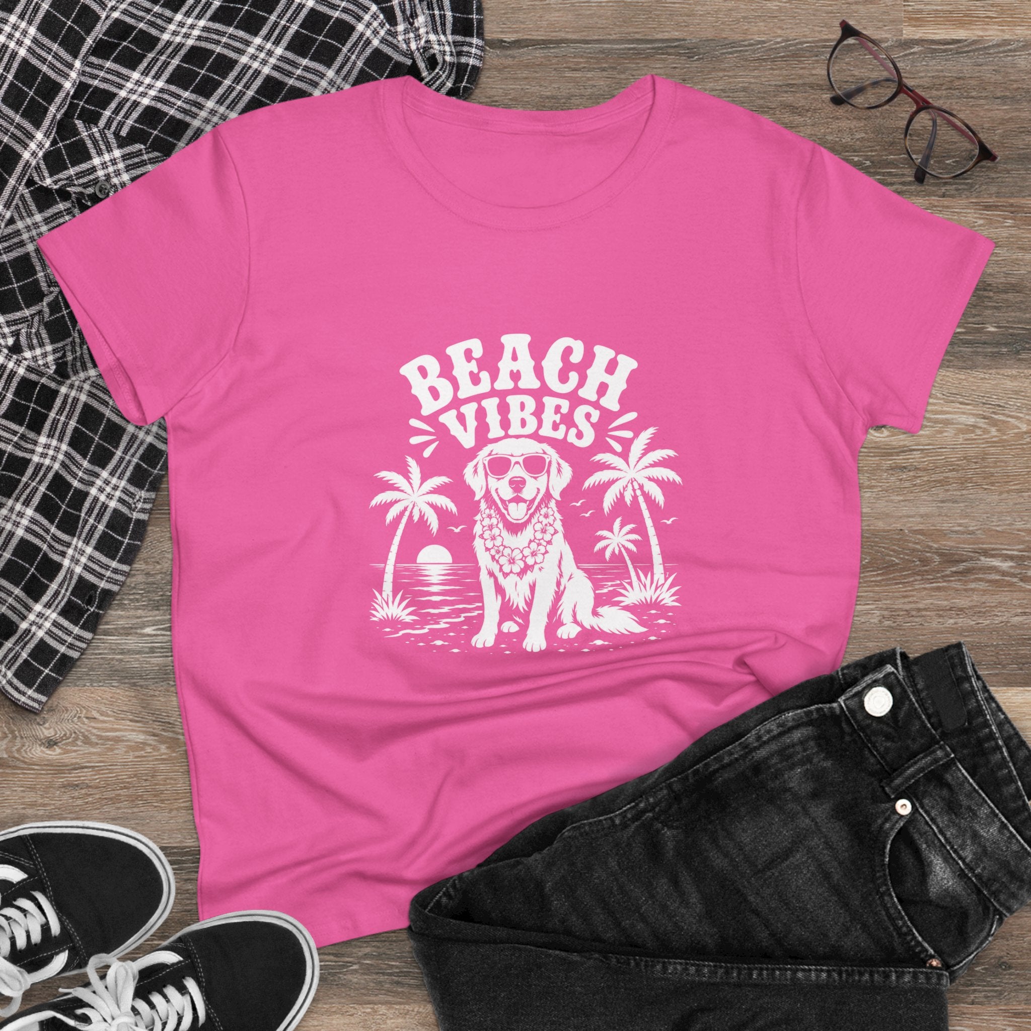 Beach Vibes-Dog beach tee