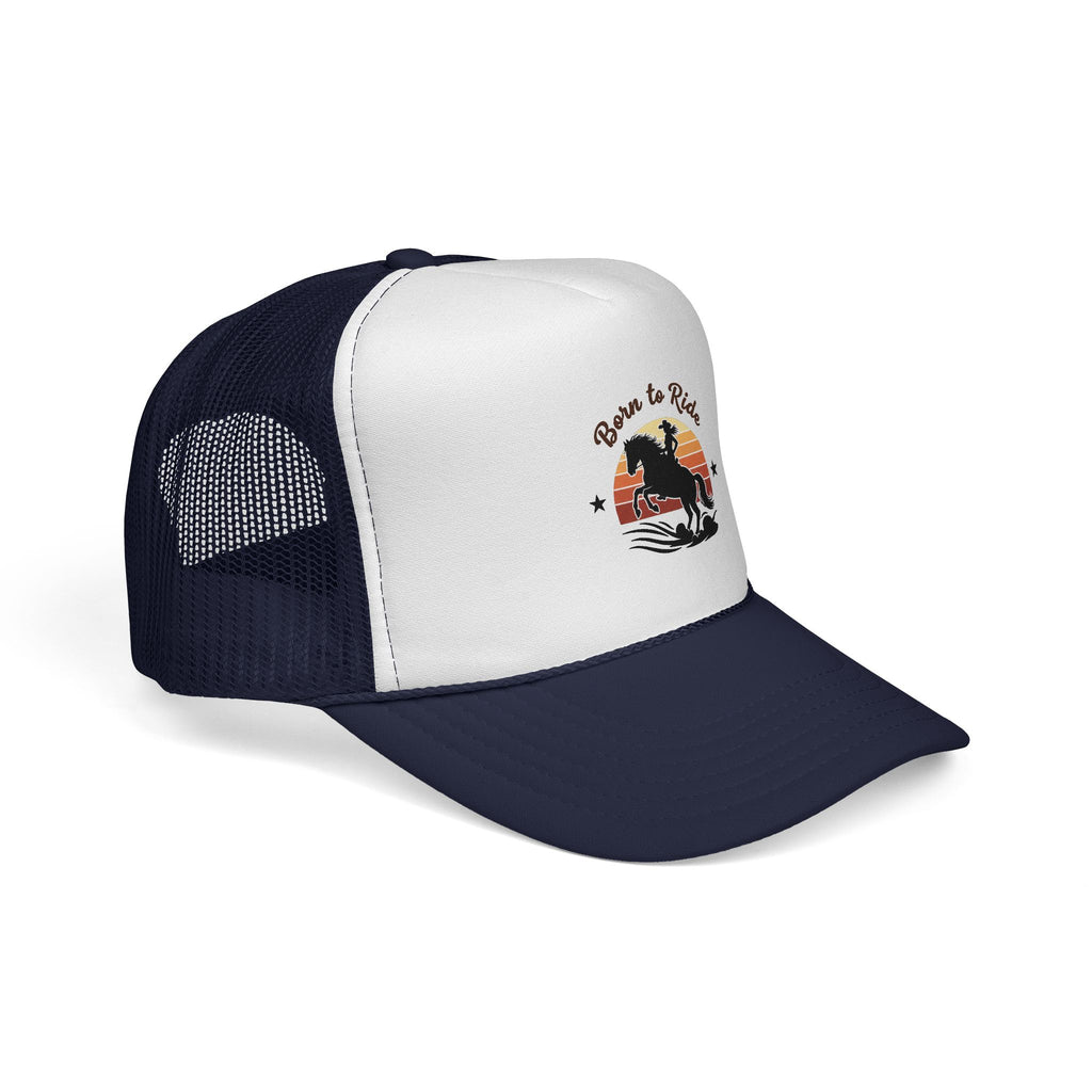 Born to Ride Trucker Hat — Western Rodeo Cowboy Cap