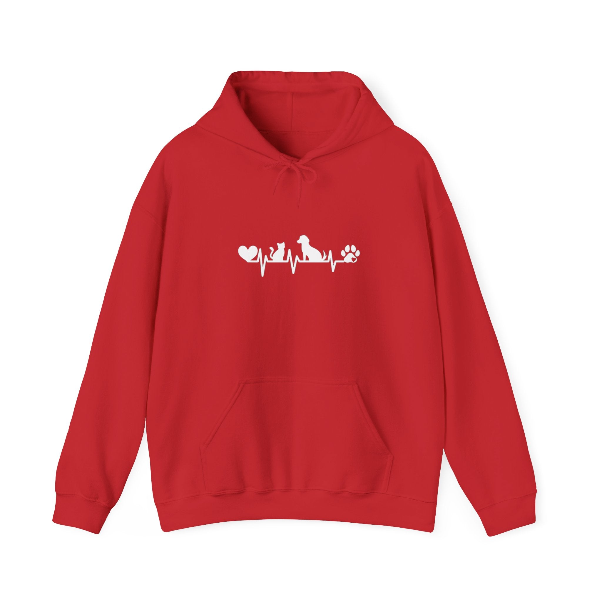 Dog-Cat Heartbeat Hoodie