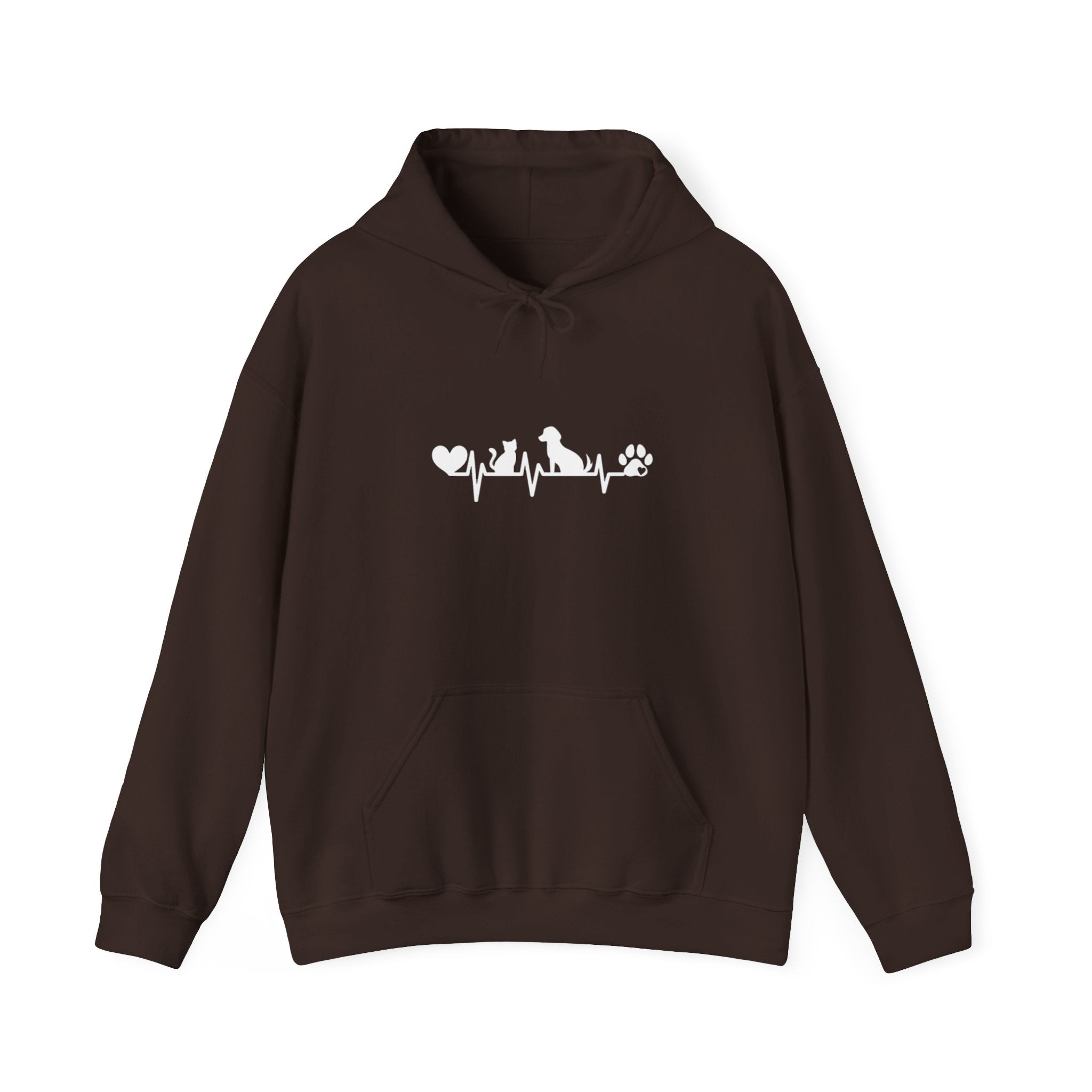 Dog-Cat Heartbeat Hoodie