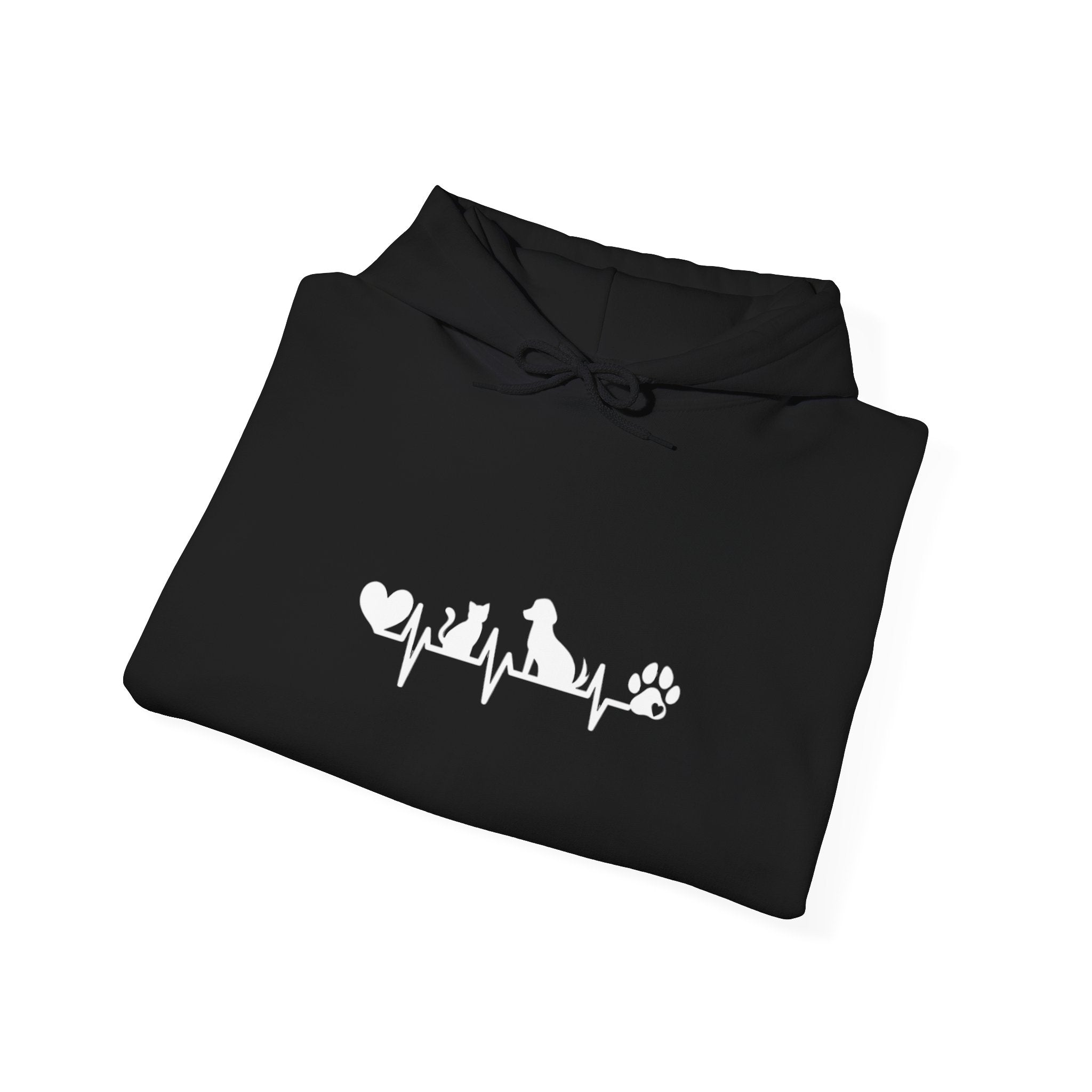 Dog-Cat Heartbeat Hoodie