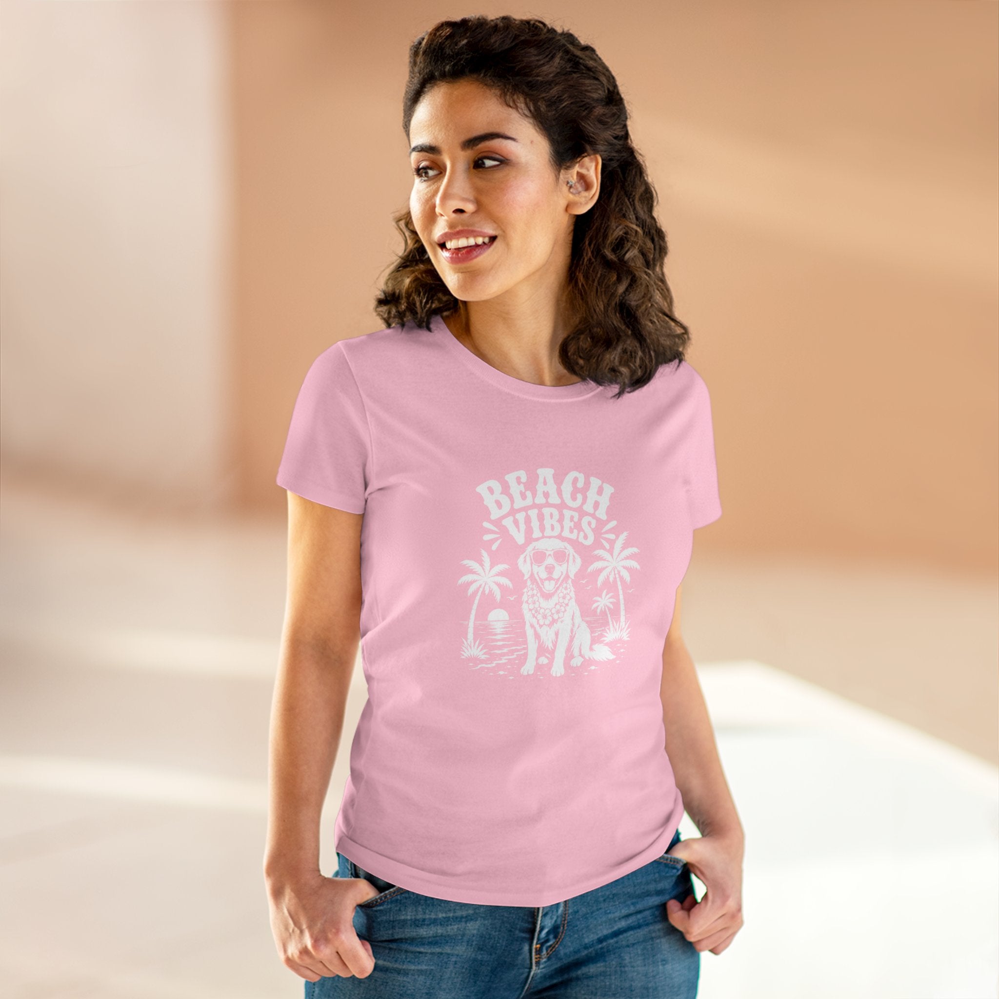 Beach Vibes-Dog beach tee
