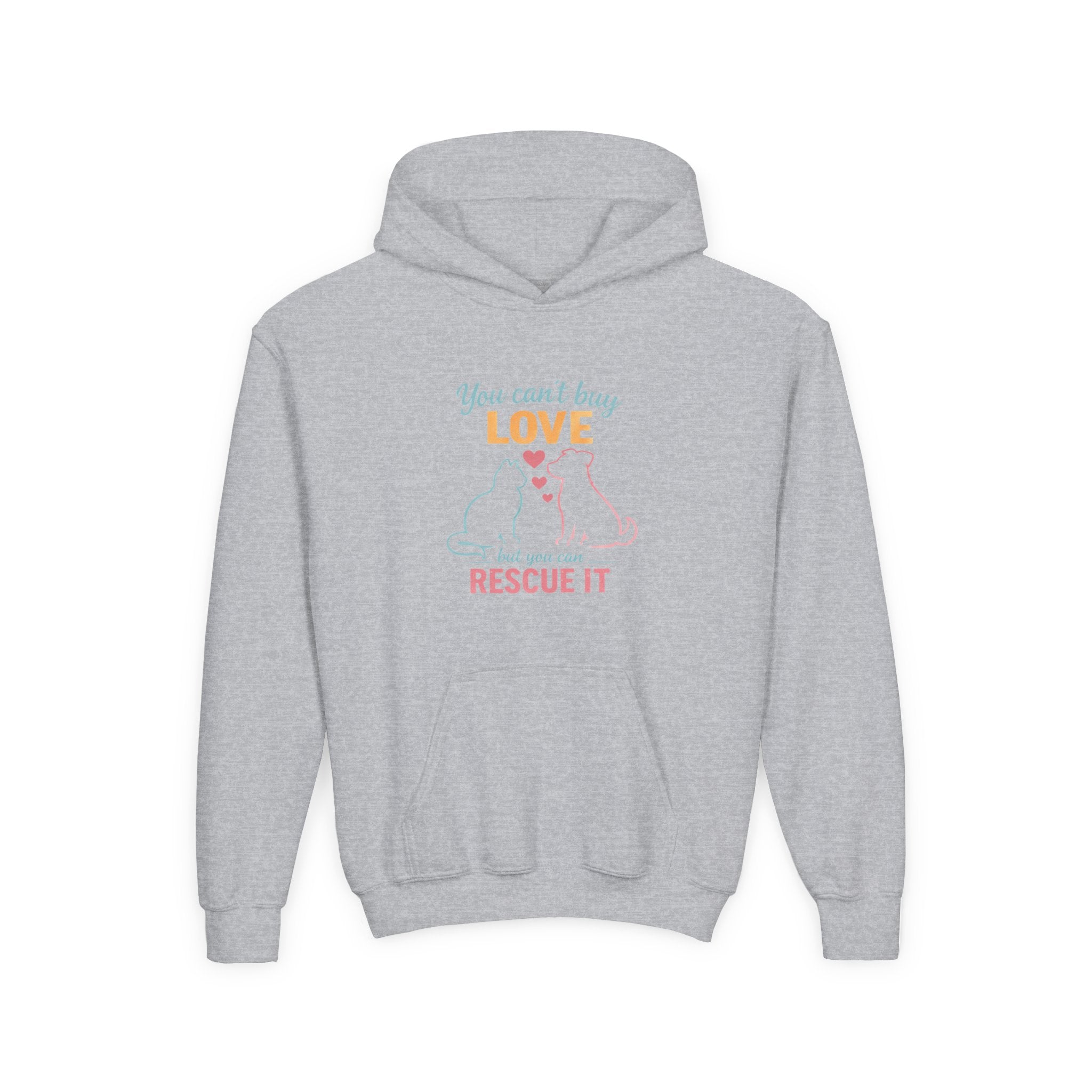 Kids 'You Can't Buy Love But You Can Rescue It' Animal Rescue Hoodie