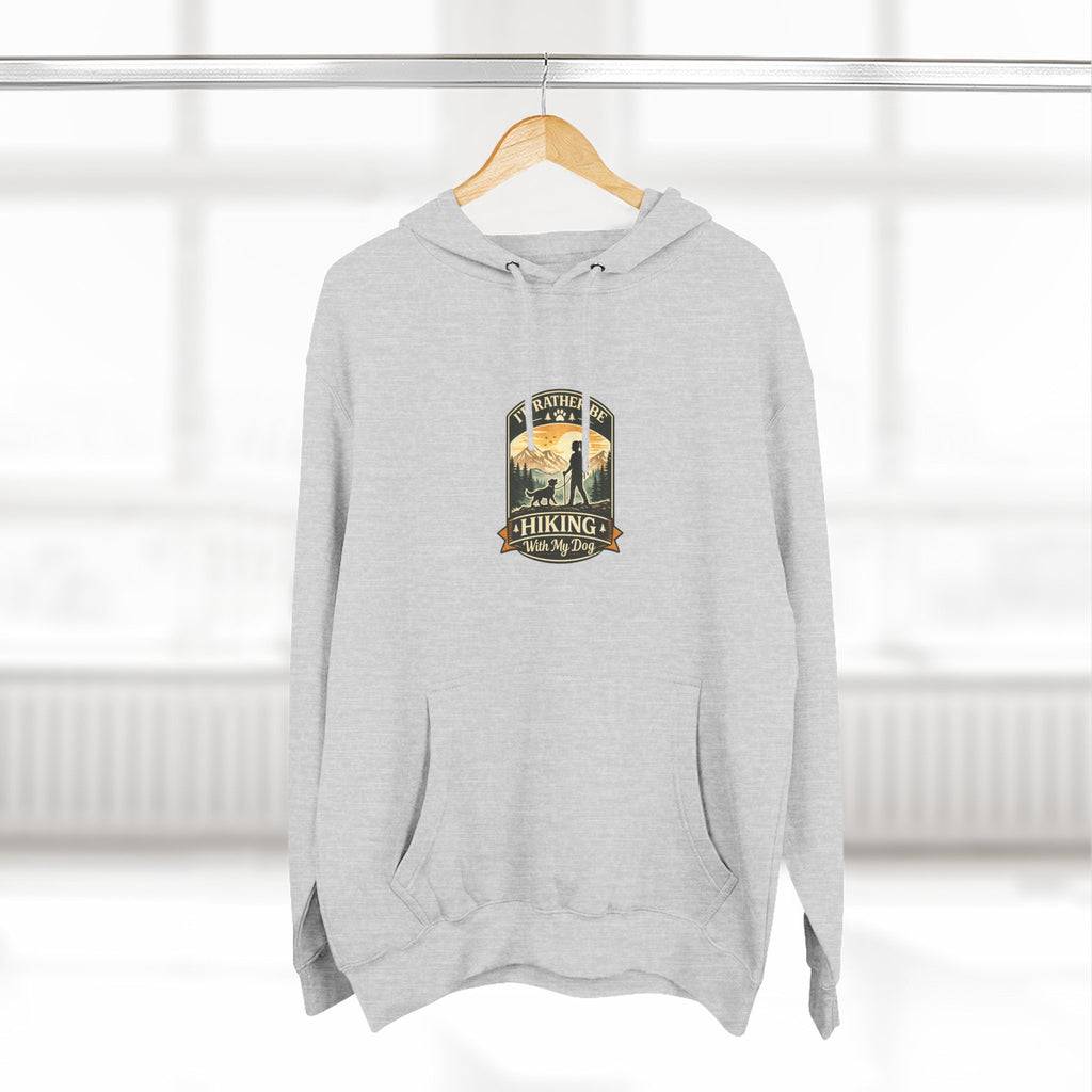 Hiking dog Hoodie — Adventure Awaits Fleece Pullover