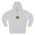 Horse Sunset Hoodie — Retro Equine Graphic Fleece Pullover