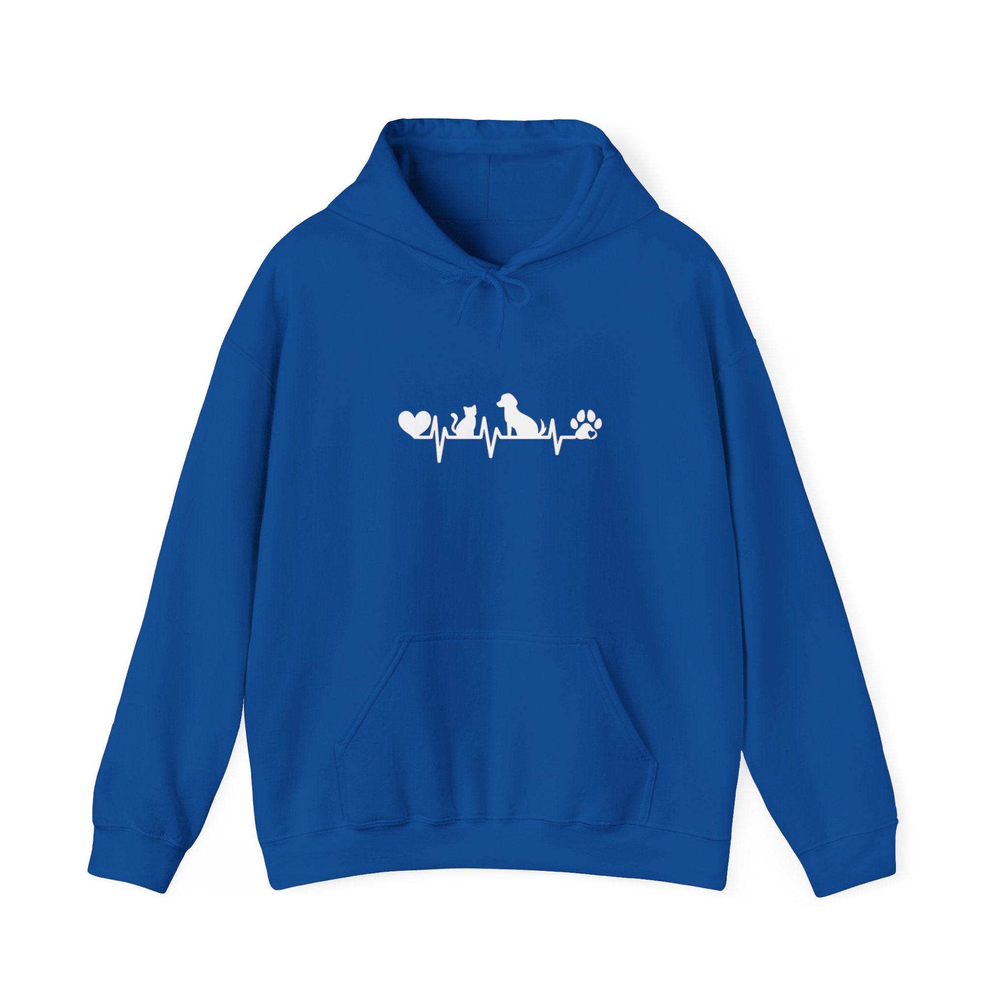 Dog-Cat Heartbeat Hoodie