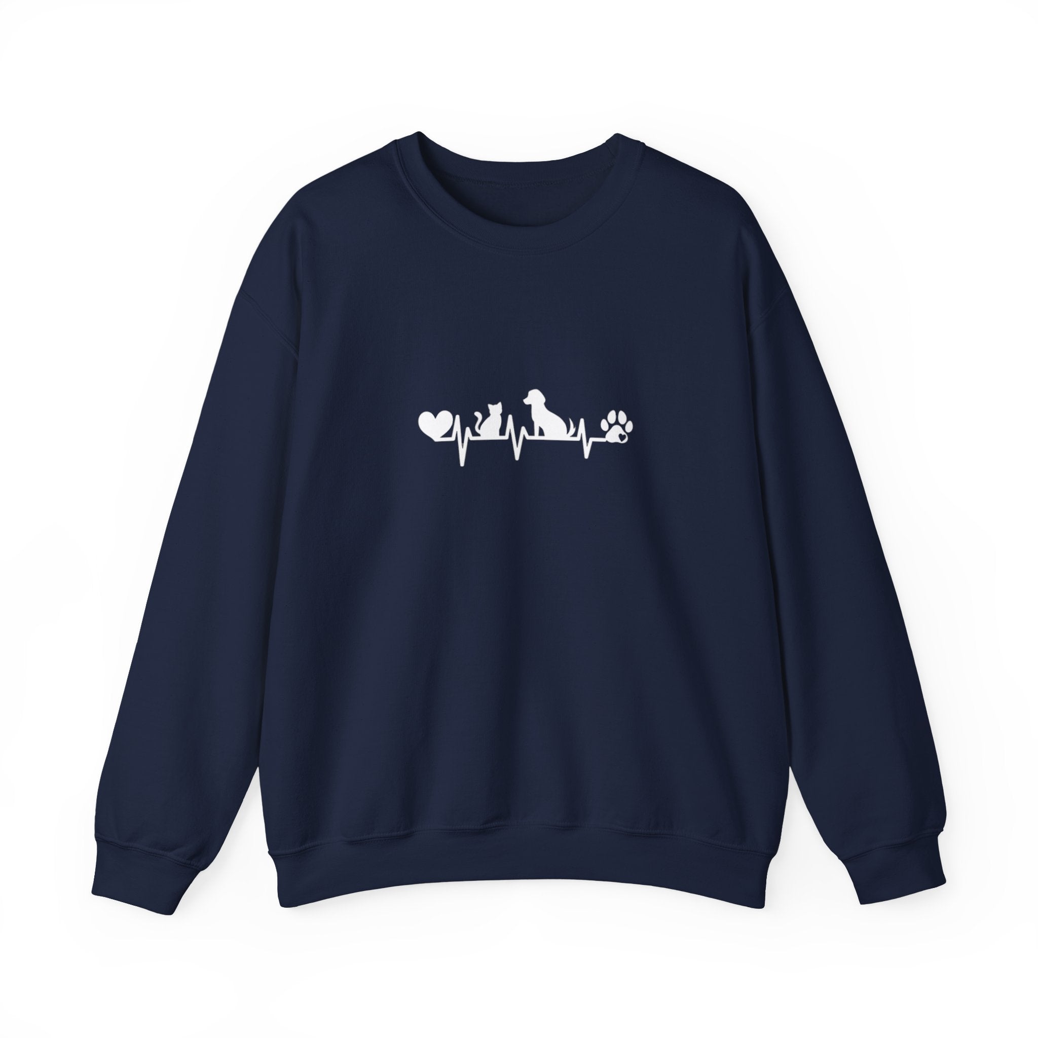 Cat-Dog Heartbeat Sweatshirt