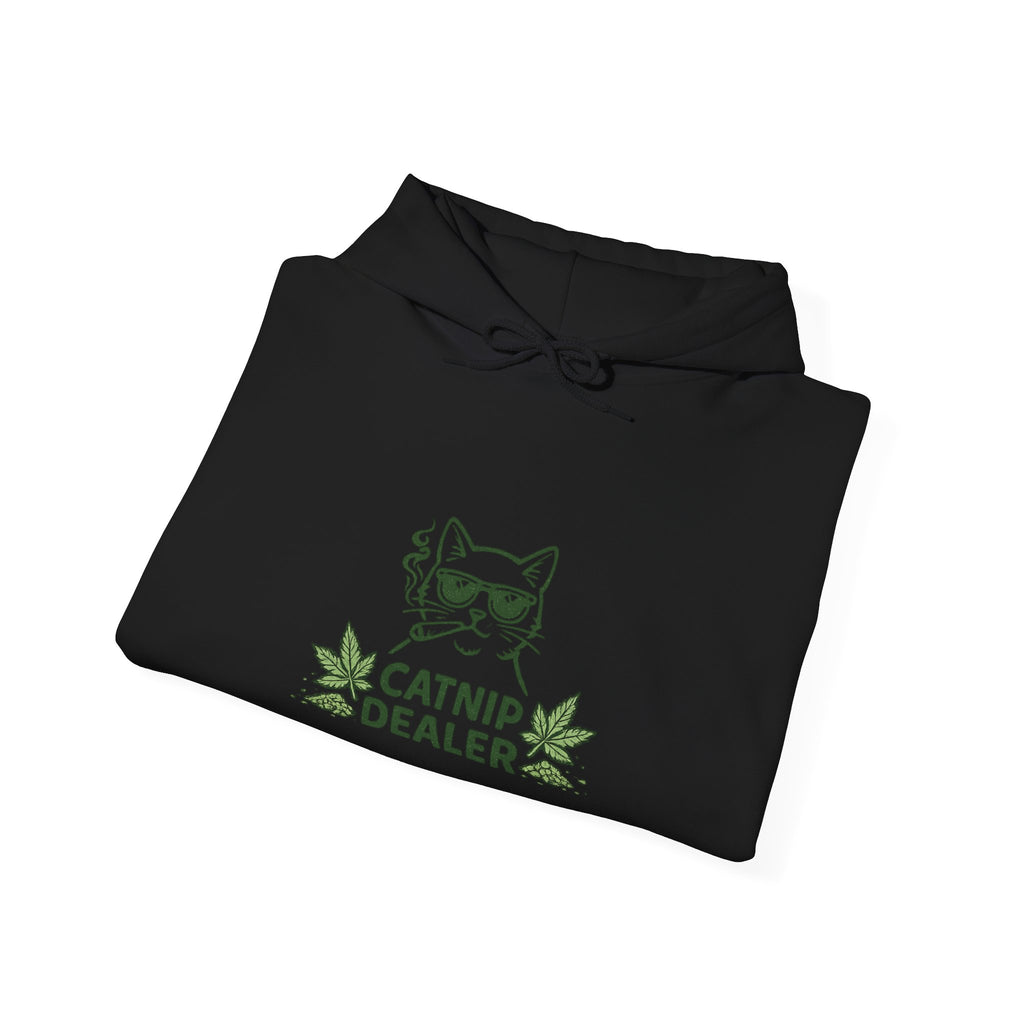 Funny Catnip Dealer Hoodie — Cat Lover Graphic Hoodie