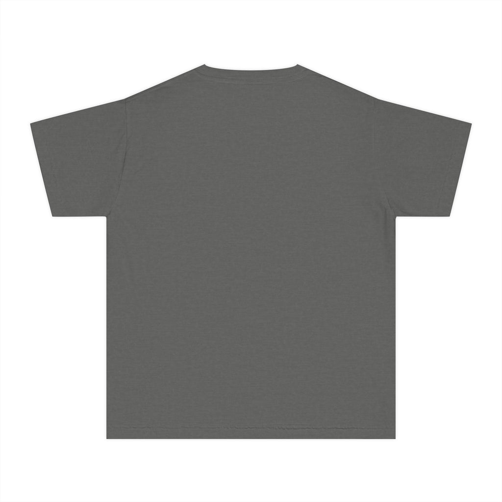 Youth Tee — Cute White Animal Heartbeat Graphic (Kids Casual Top, Spring/Summer)