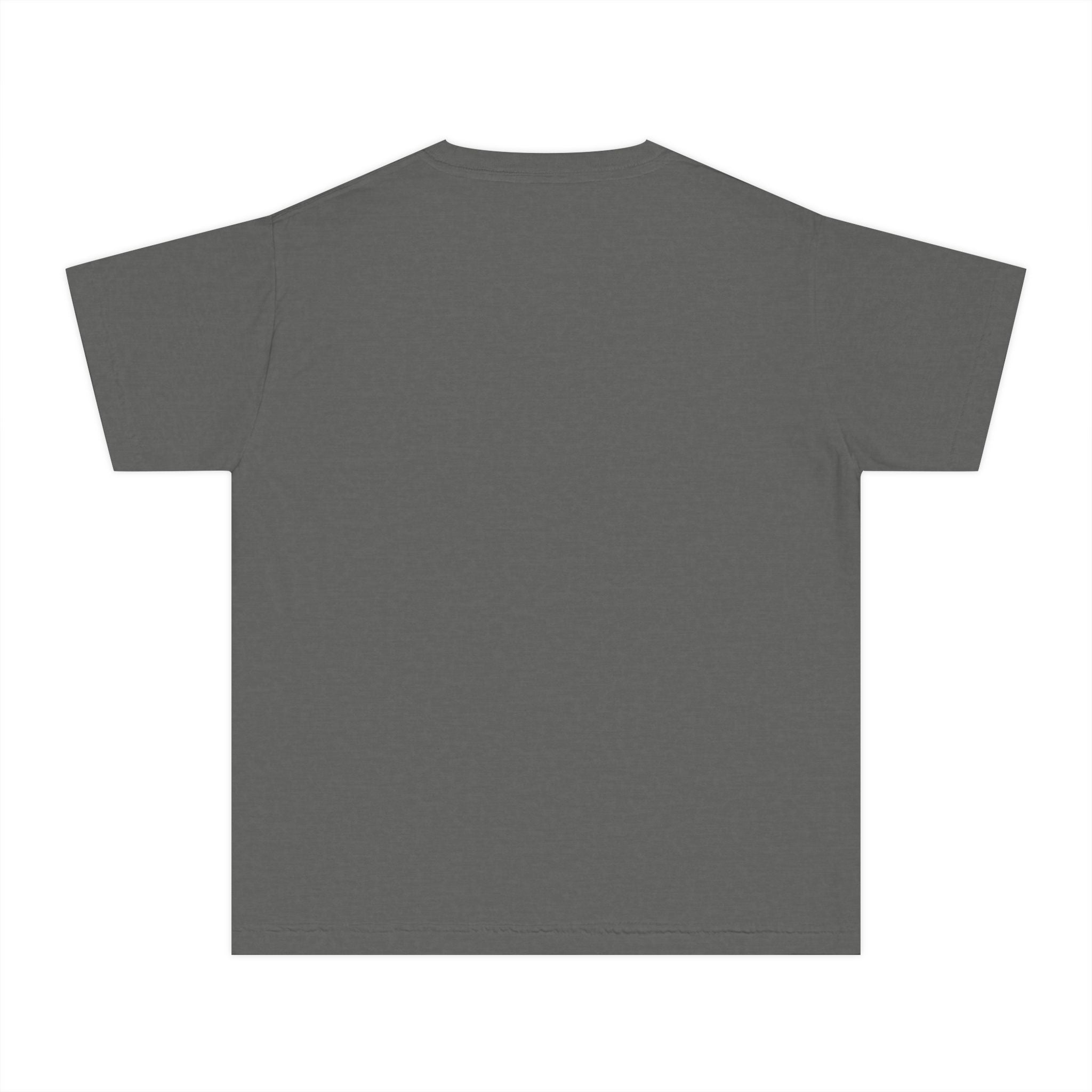 Youth Tee — Cute White Animal Heartbeat Graphic (Kids Casual Top, Spring/Summer)