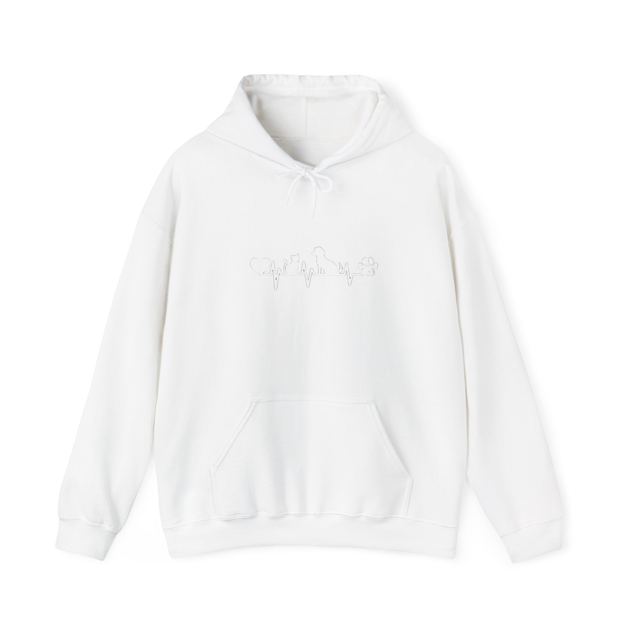Dog-Cat Heartbeat Hoodie