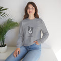 Crewneck Sweatshirt — Border Collie "Yeah I Herd You" Graphic