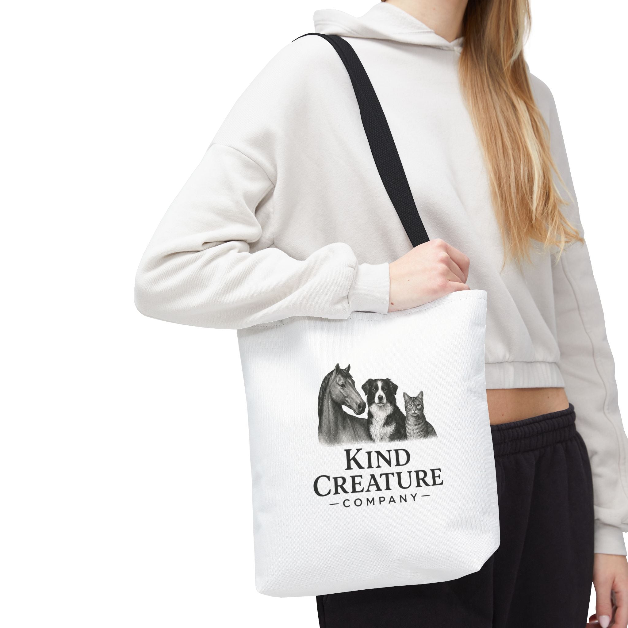 Kind Creature Company Tote Bag — Animal Lover Illustrated Tote