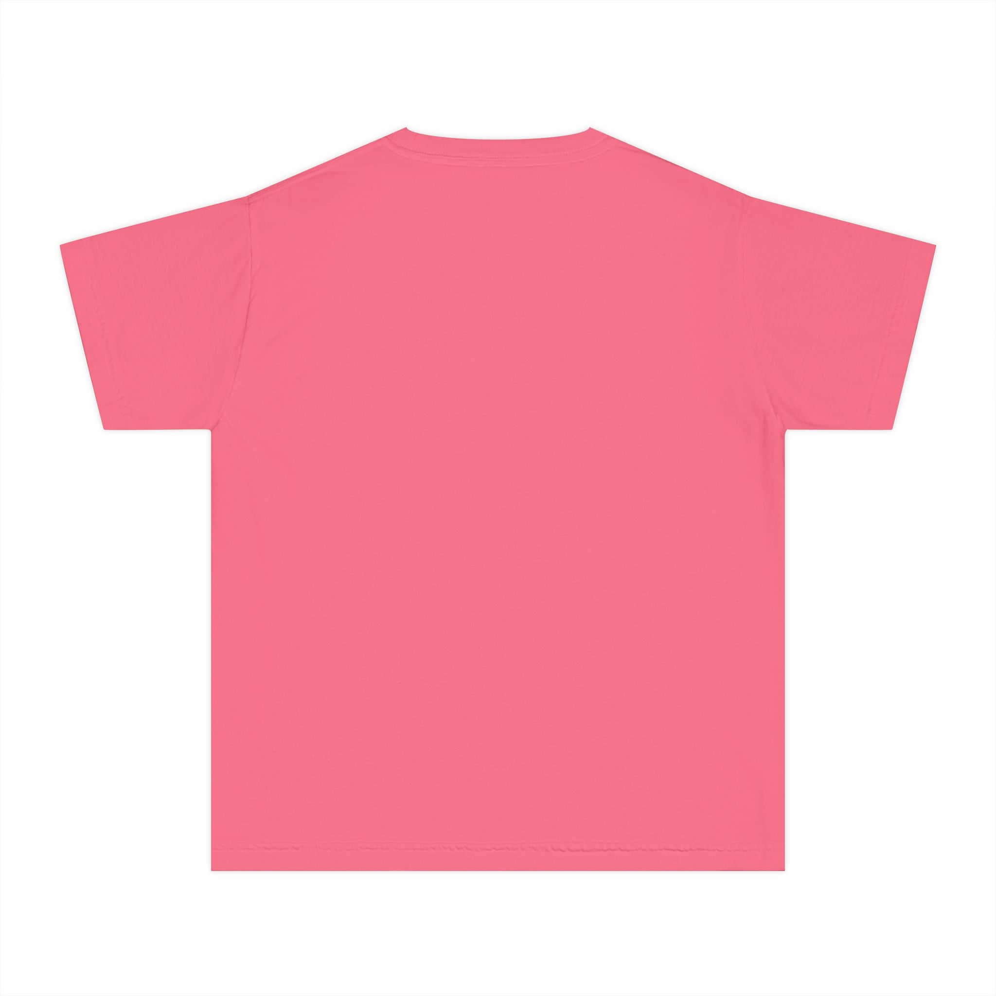 Youth Tee — Cute White Animal Heartbeat Graphic (Kids Casual Top, Spring/Summer)
