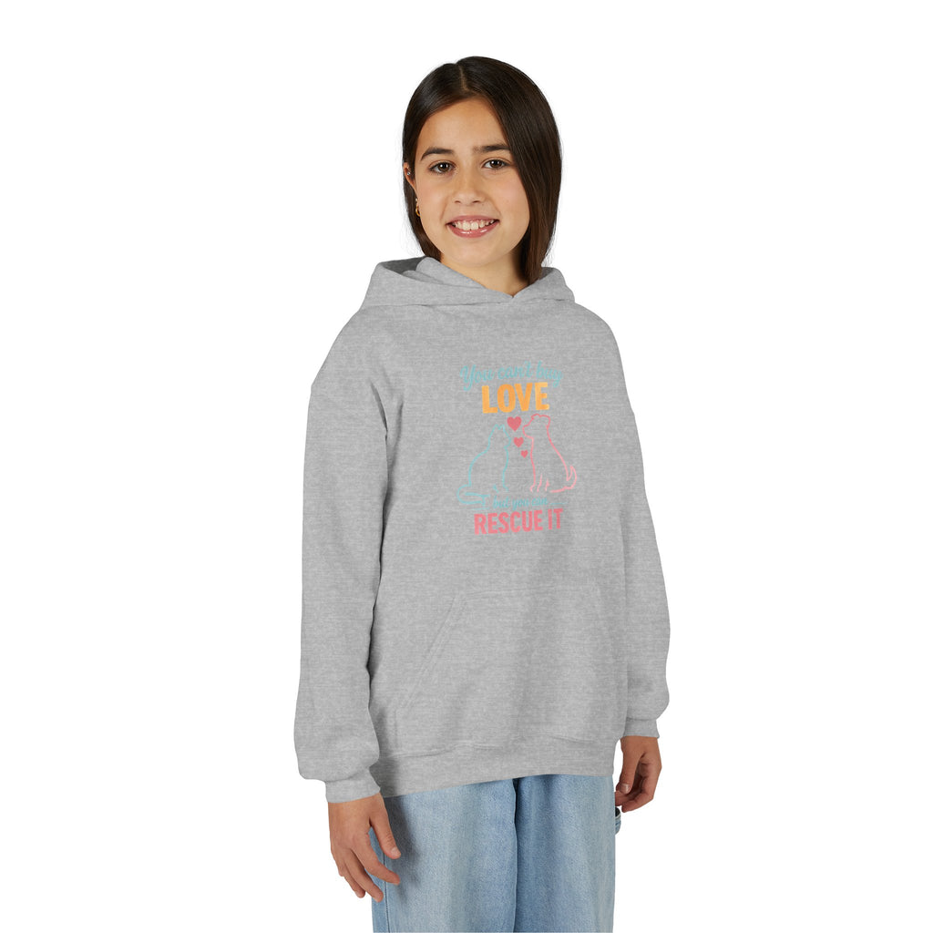 Kids 'You Can't Buy Love But You Can Rescue It' Animal Rescue Hoodie
