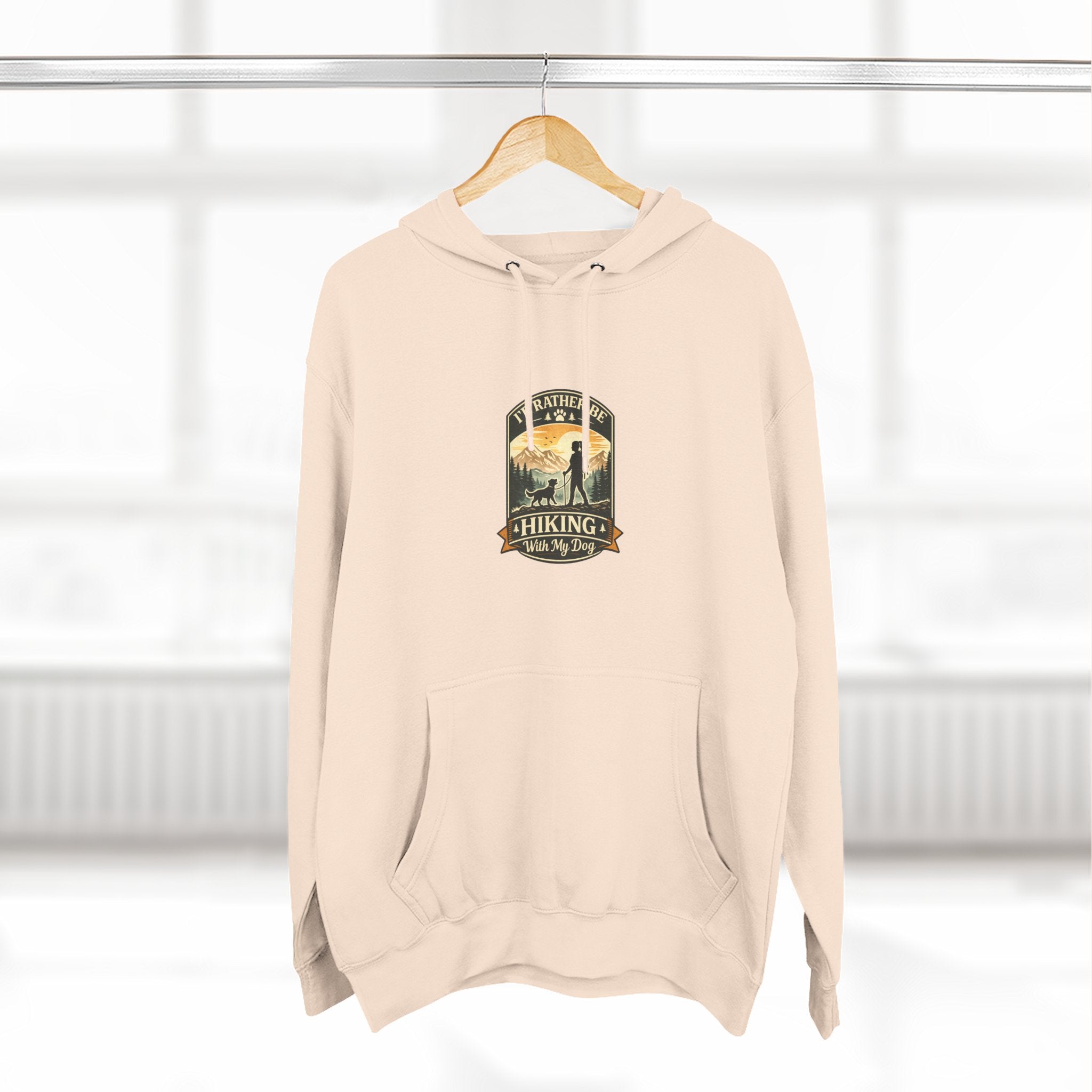 Hiking dog Hoodie — Adventure Awaits Fleece Pullover