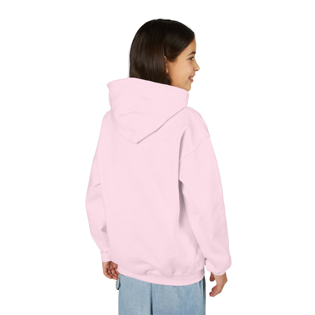 Youth Hoodie — "Love at First Bark" Puppy Graphic