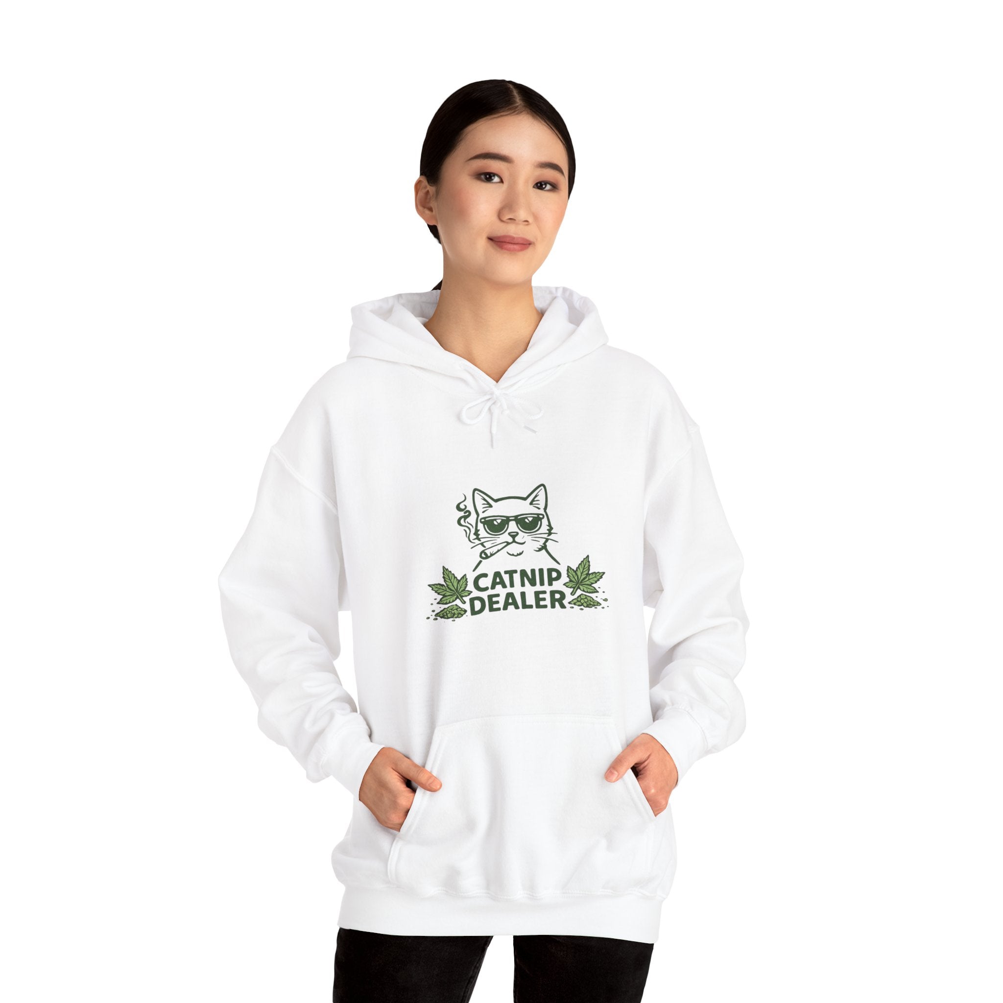 Funny Catnip Dealer Hoodie — Cat Lover Graphic Hoodie