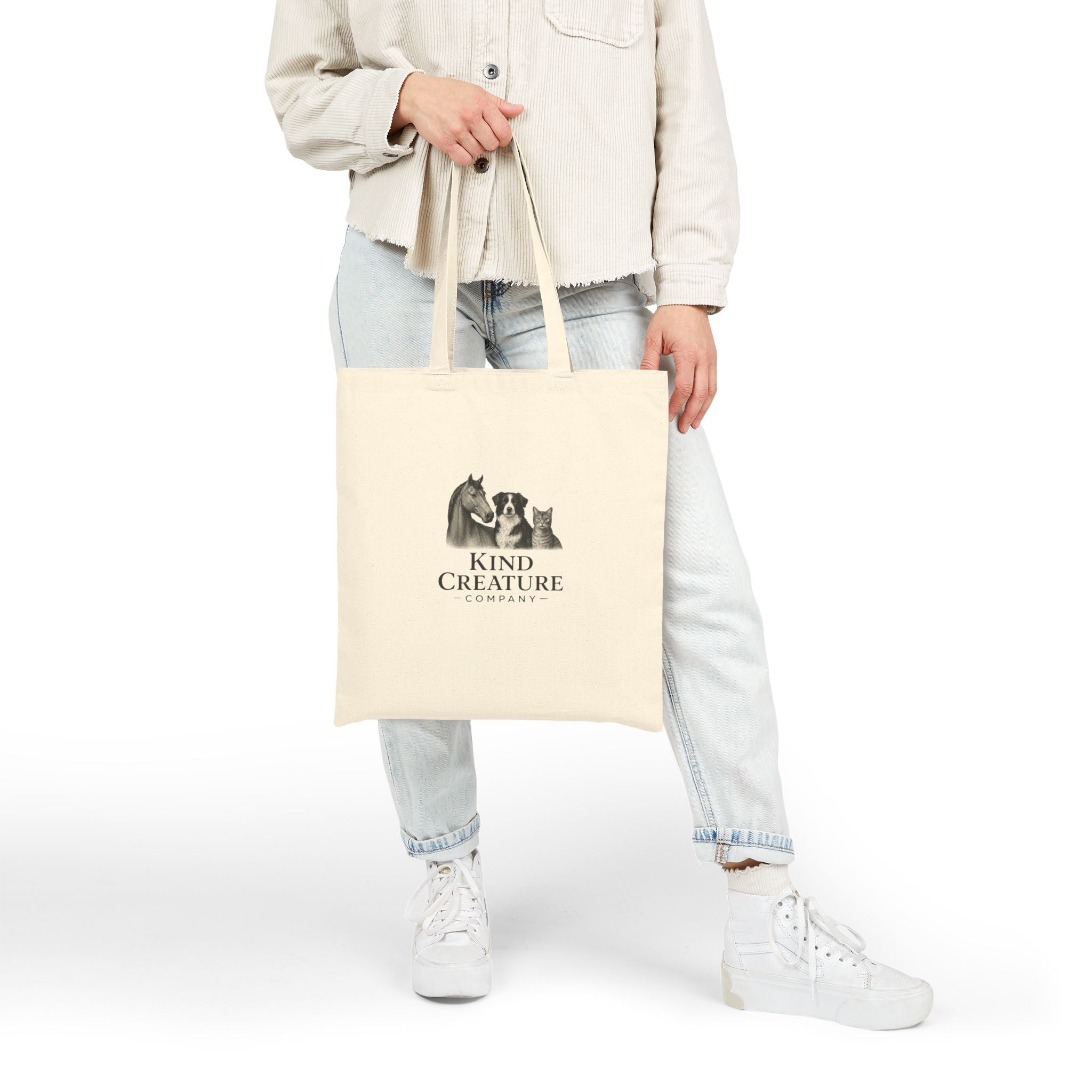 Tote Bag — 'Kind Creature Company' Animal Rescue Canvas Tote