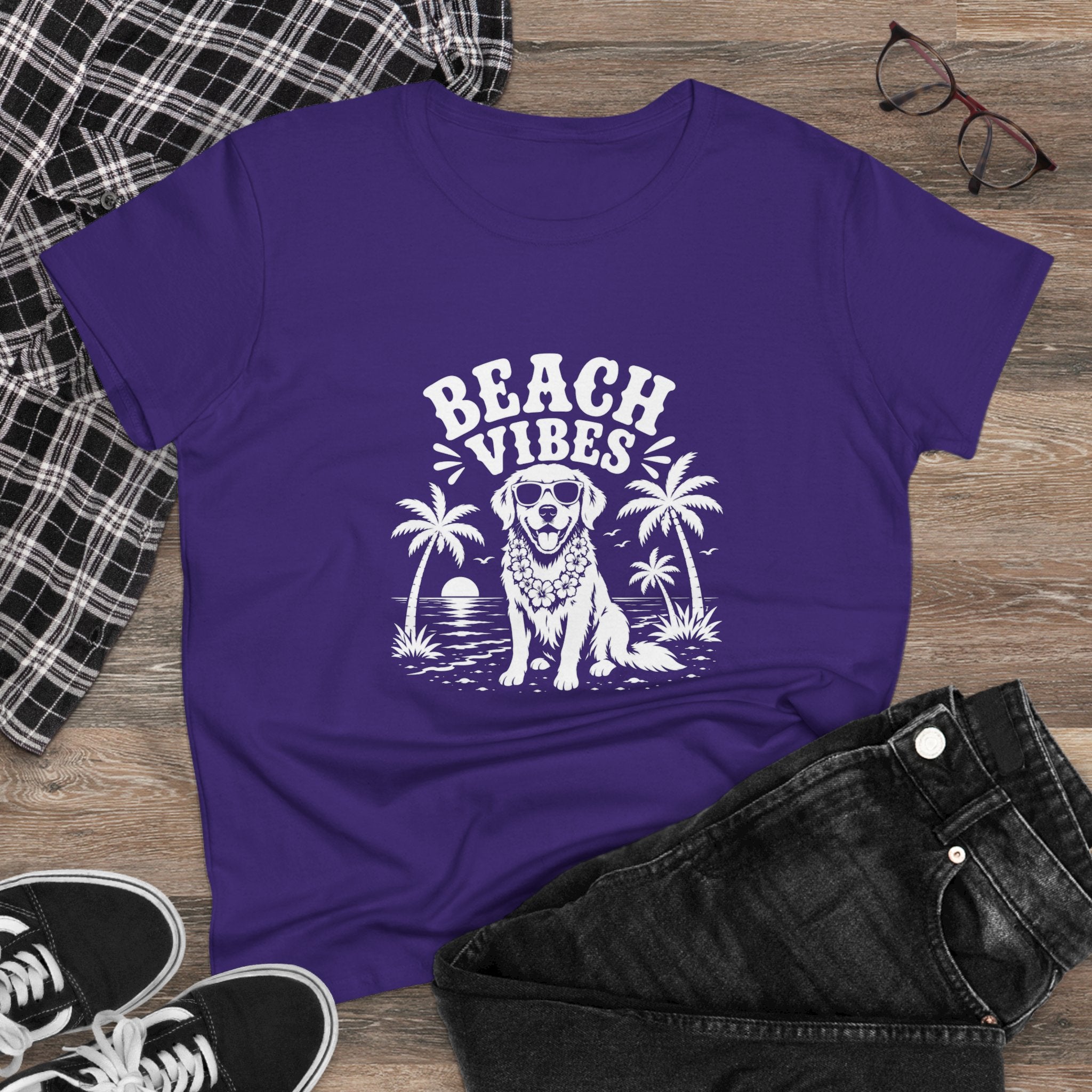 Beach Vibes-Dog beach tee
