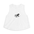 Horse Heartbeat Crop Top — Equestrian Women's Crop Tank