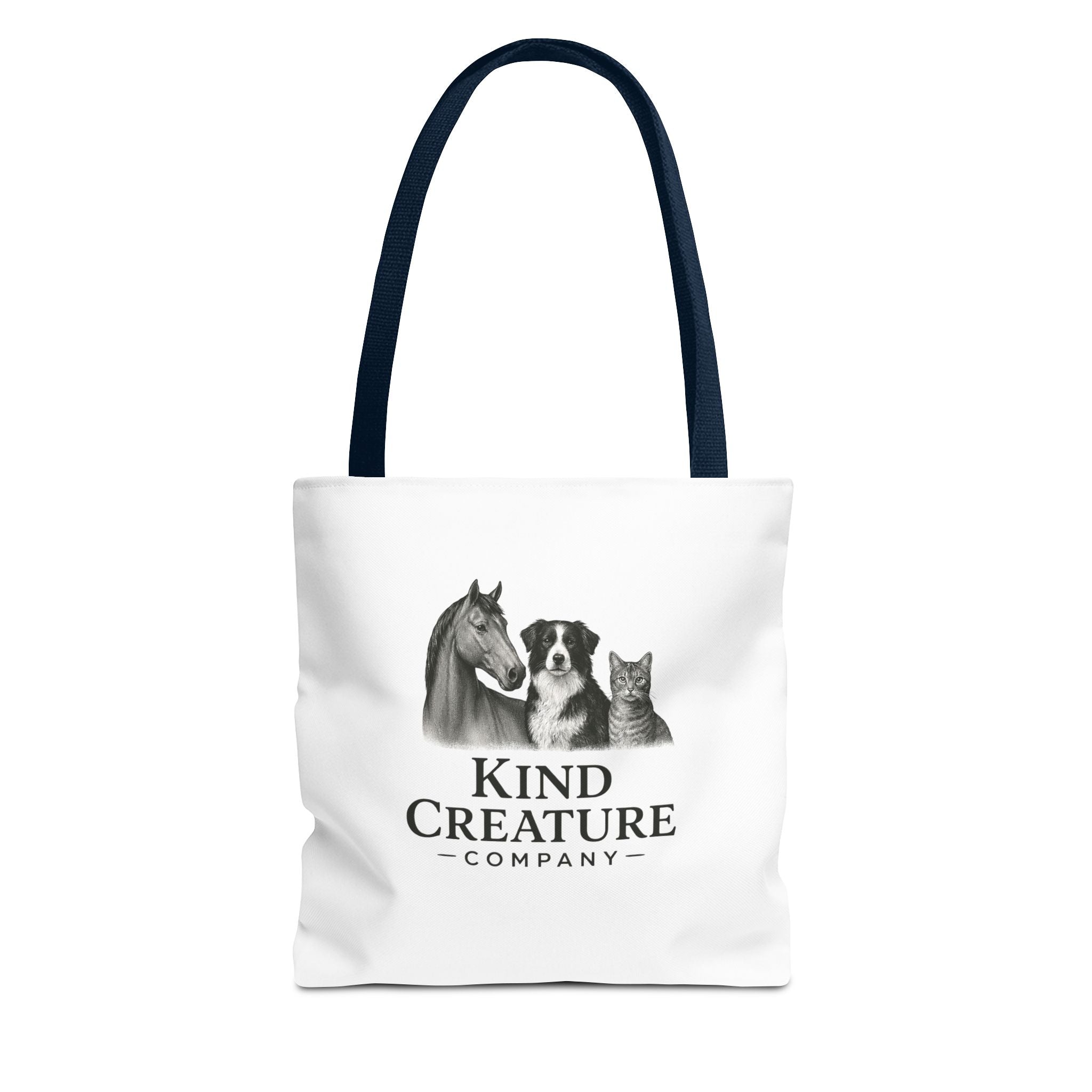 Kind Creature Company Tote Bag — Animal Lover Illustrated Tote