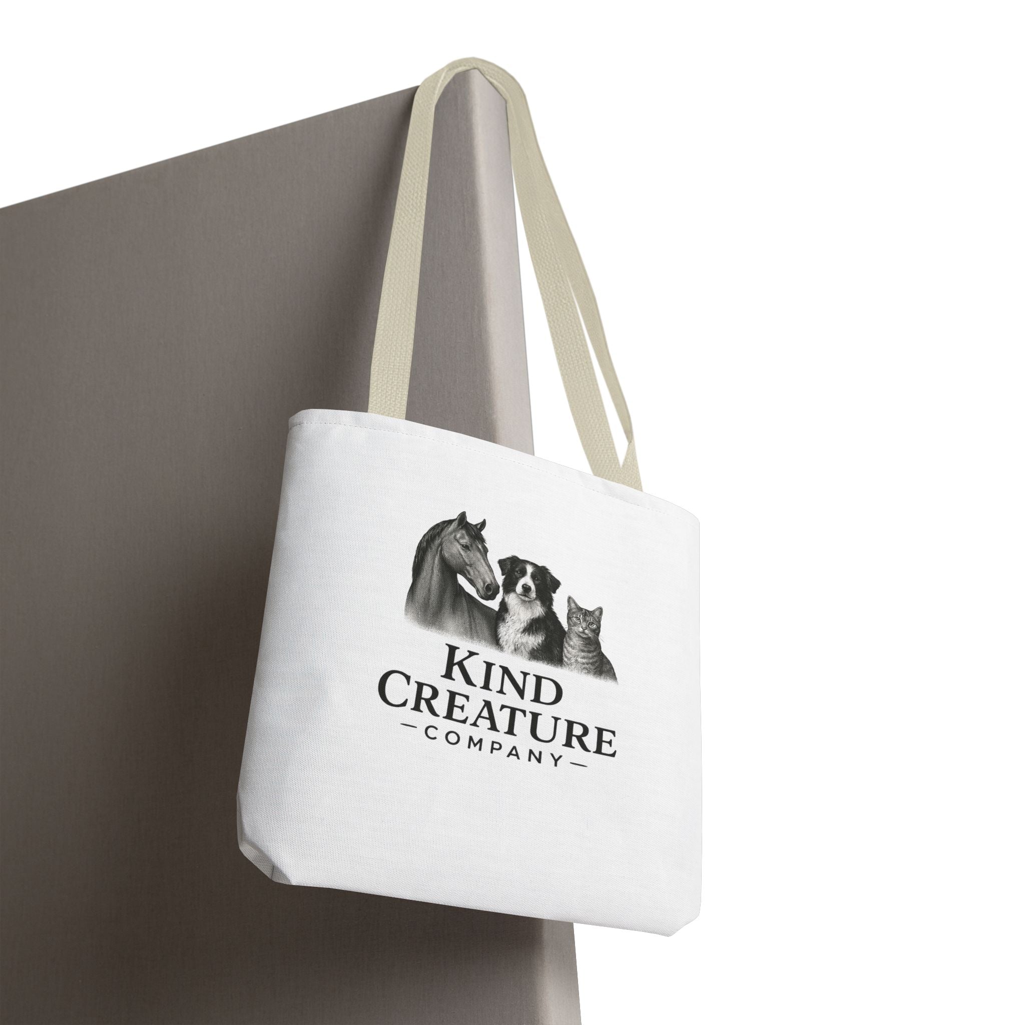 Kind Creature Company Tote Bag — Animal Lover Illustrated Tote