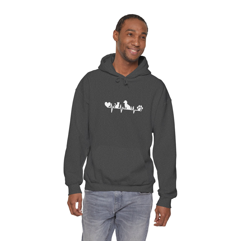 Dog-Cat Heartbeat Hoodie