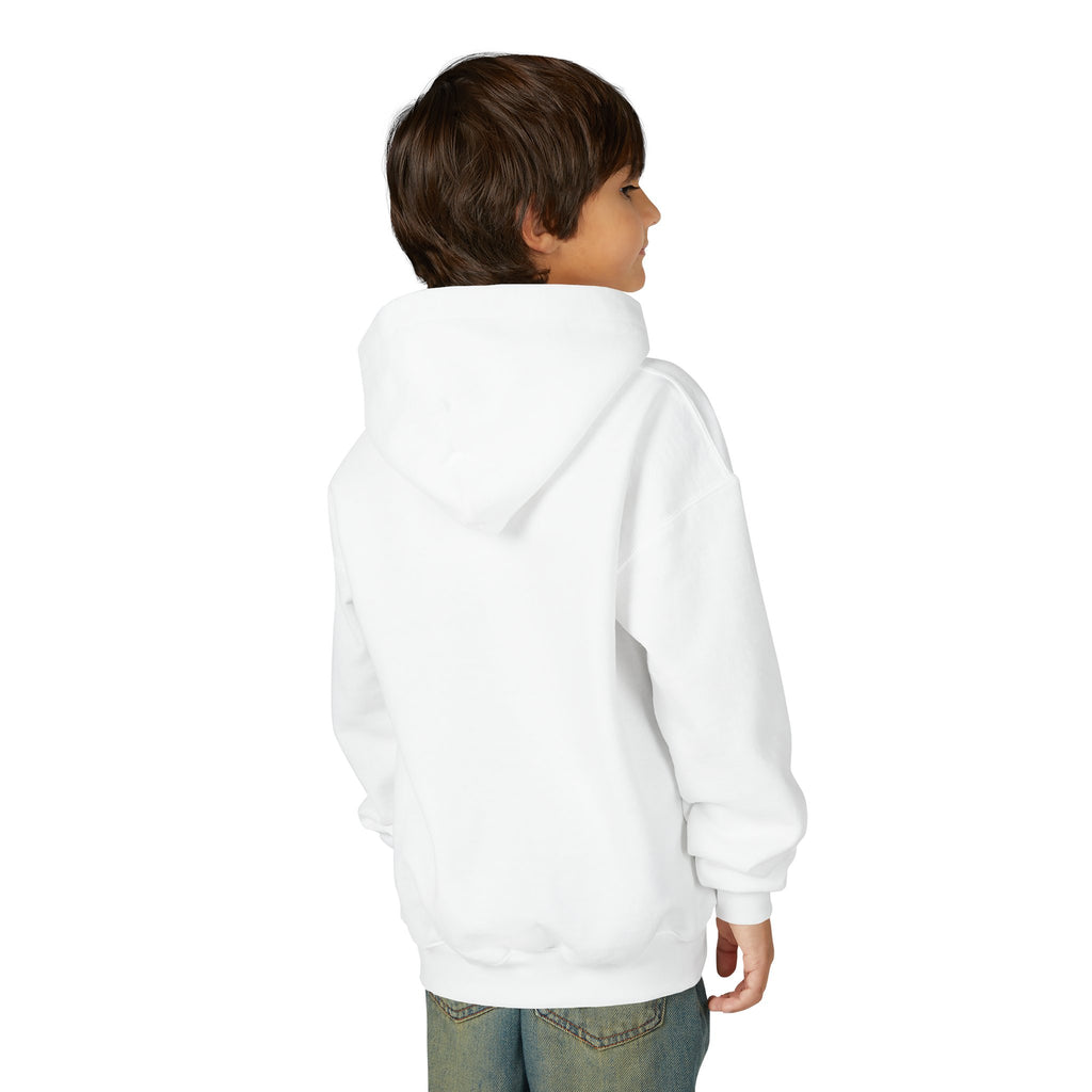 Youth Paw Print Hoodie — Floral Leopard Paw Graphic Sweatshirt for Kids