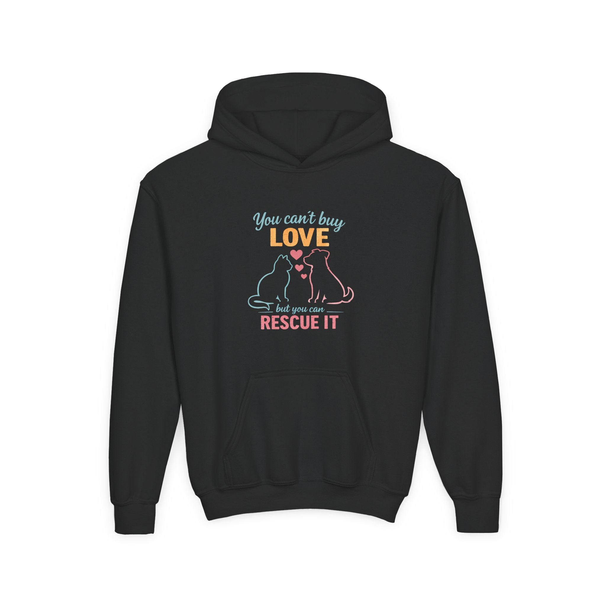 Kids 'You Can't Buy Love But You Can Rescue It' Animal Rescue Hoodie