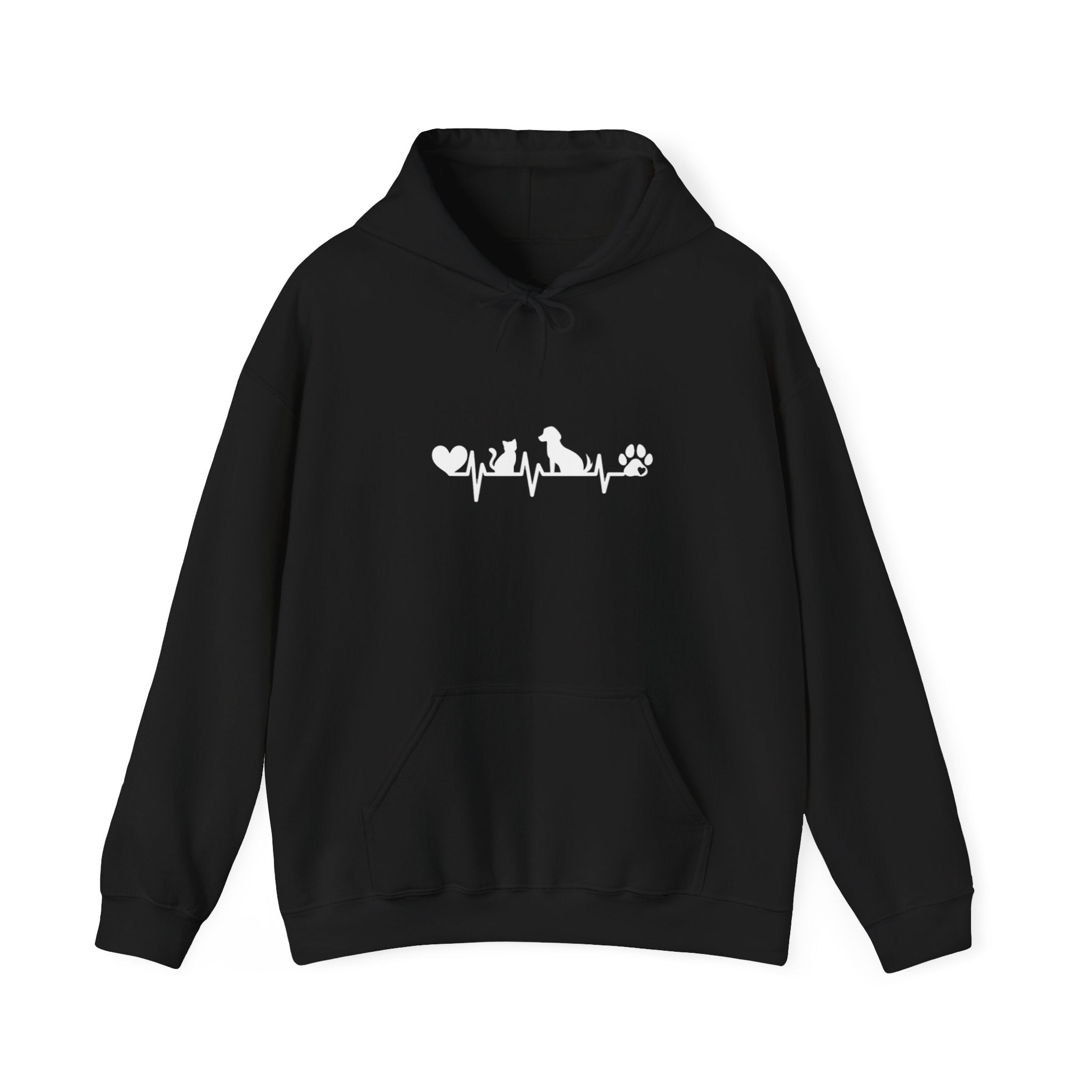Dog-Cat Heartbeat Hoodie