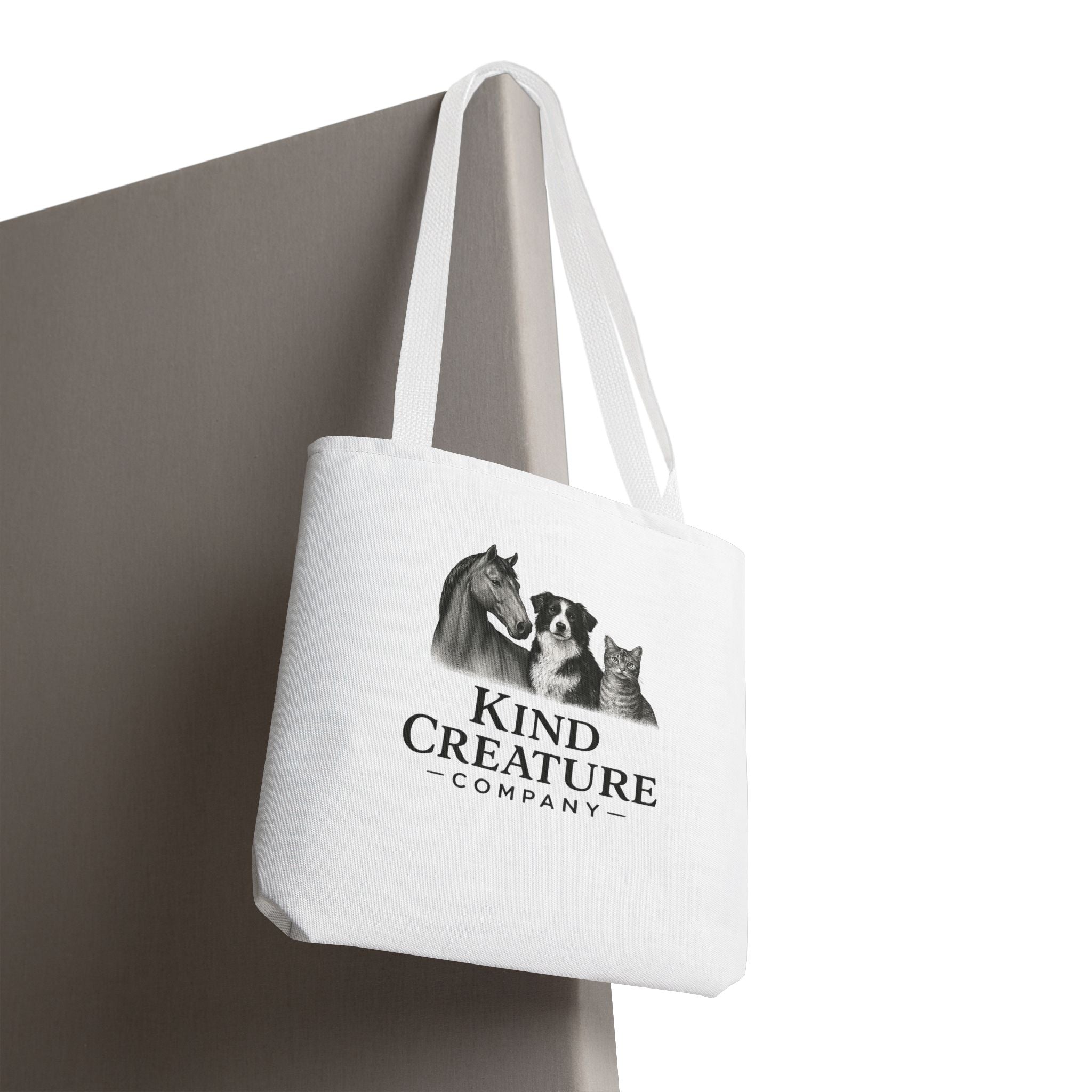 Kind Creature Company Tote Bag — Animal Lover Illustrated Tote