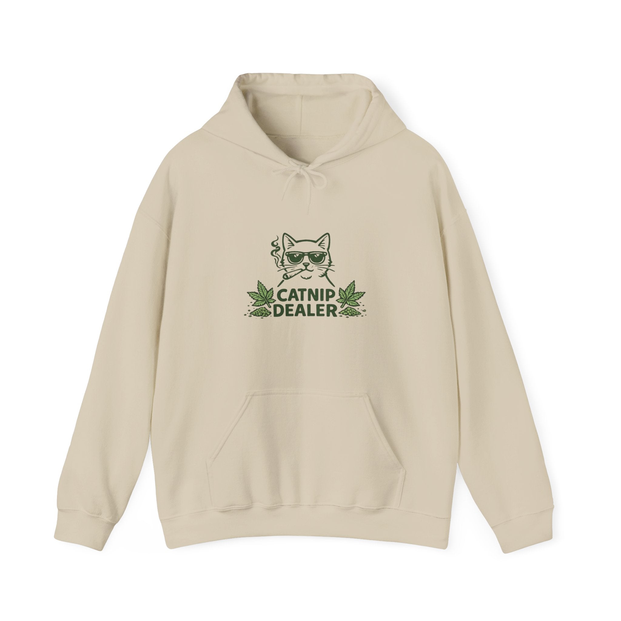 Funny Catnip Dealer Hoodie — Cat Lover Graphic Hoodie
