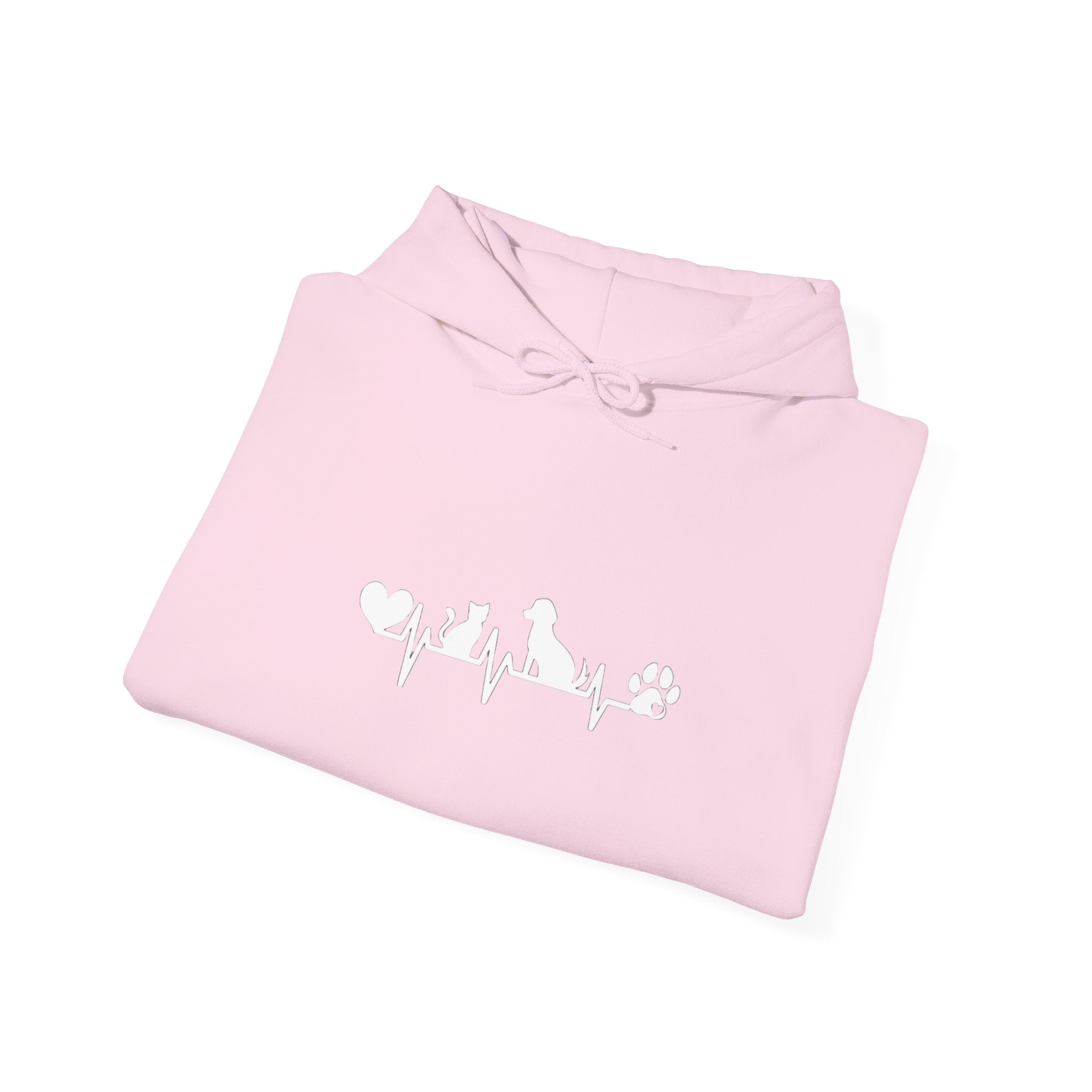 Dog-Cat Heartbeat Hoodie