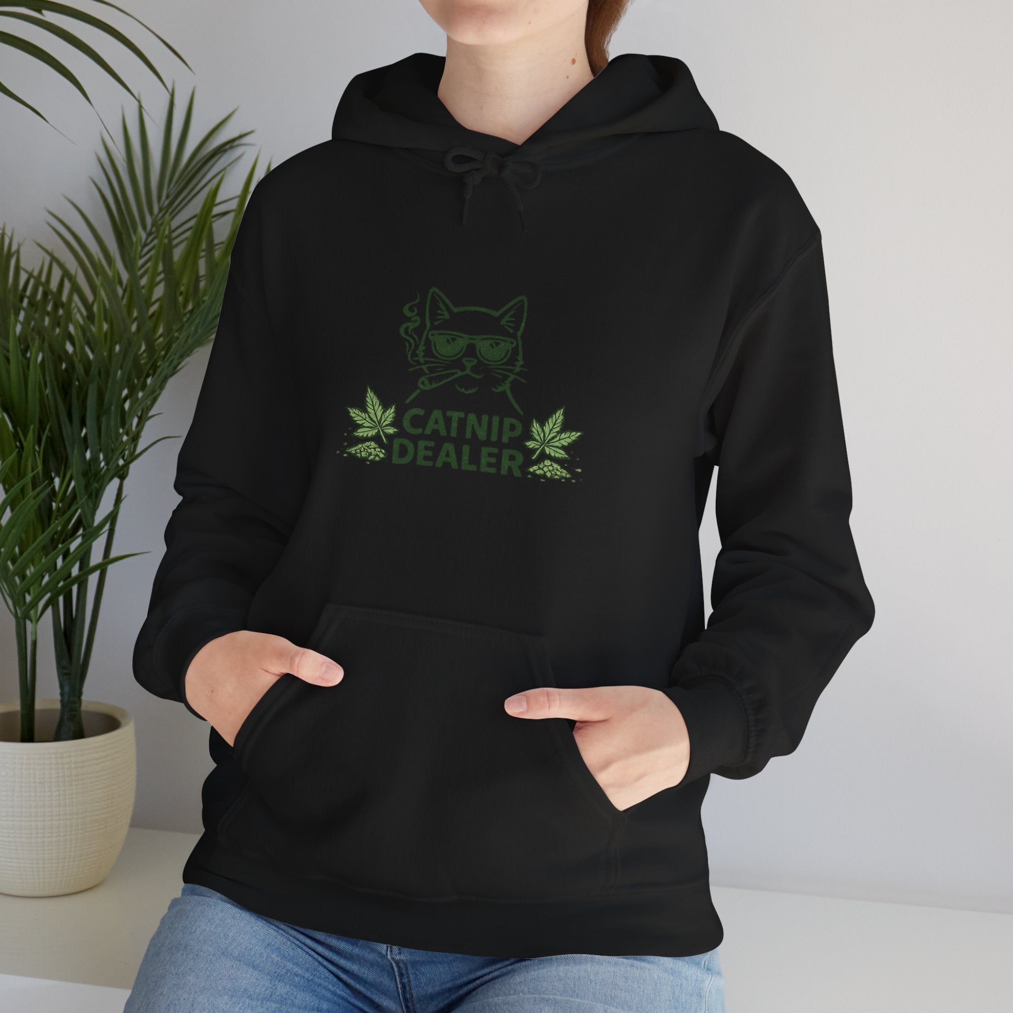 Funny Catnip Dealer Hoodie — Cat Lover Graphic Hoodie