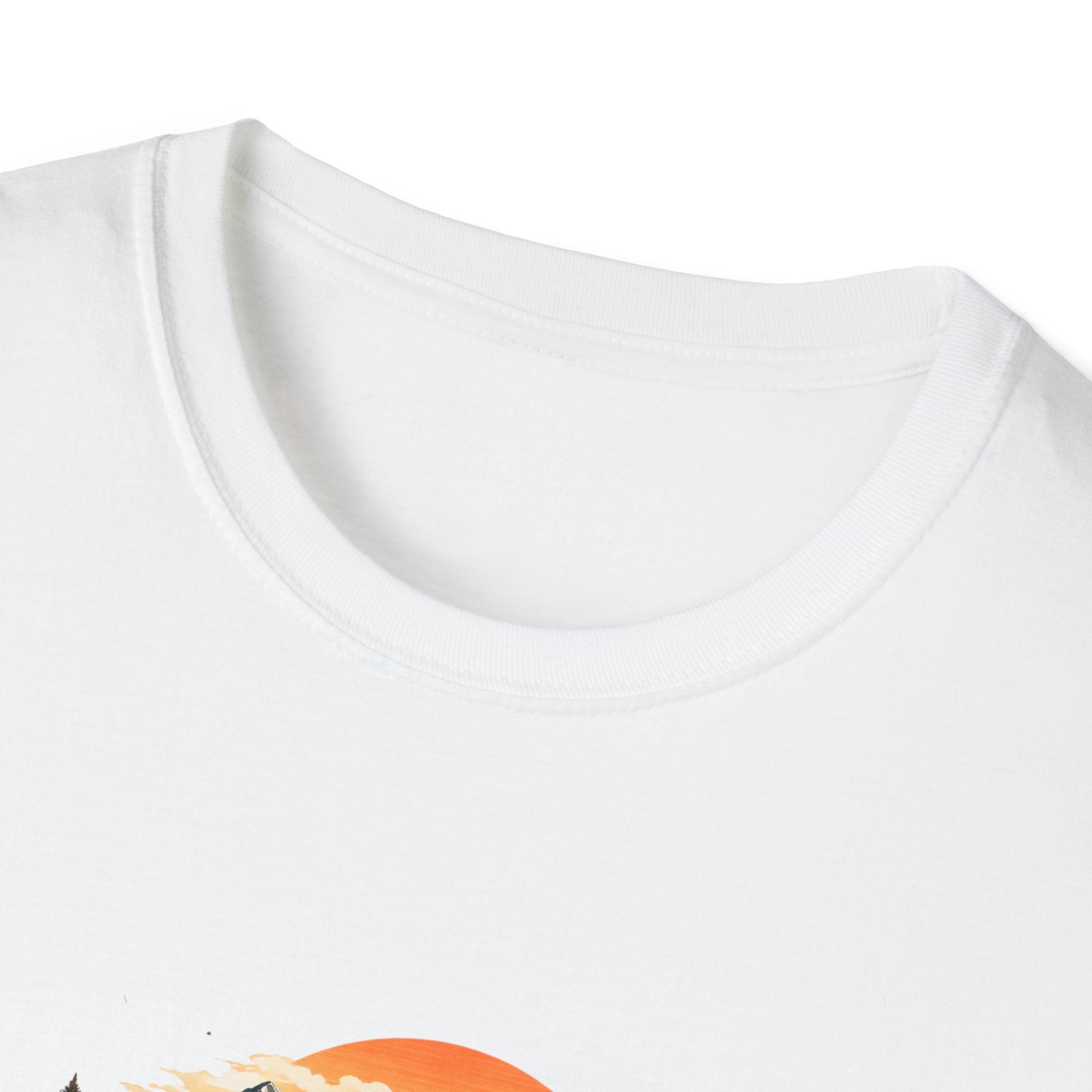 Women’s Hiking with Dog Mountain Sunset T-Shirt