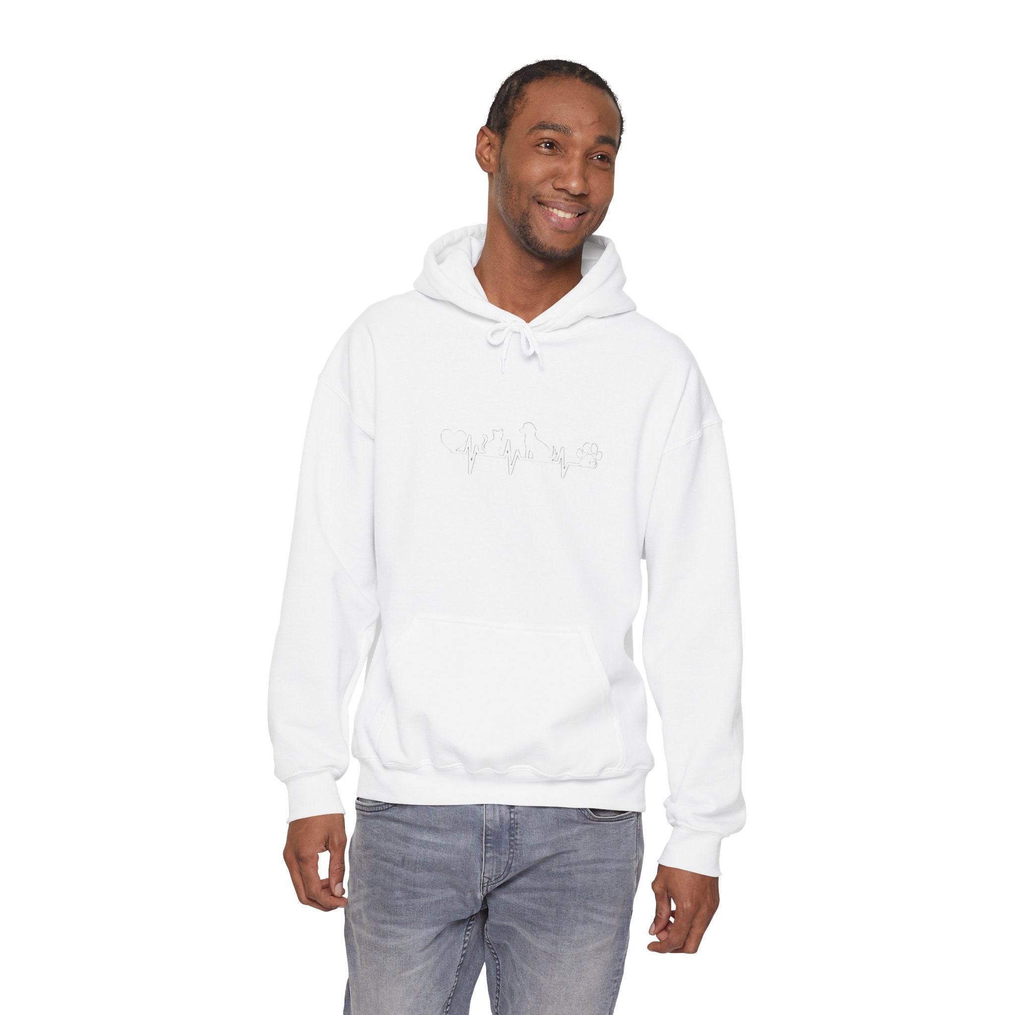 Dog-Cat Heartbeat Hoodie